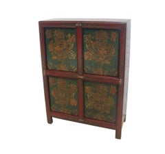 Green Tibetan Cabinet