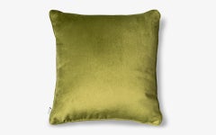 Green Tie Dye Patterned Small Throw Pillow / 40x40 cm