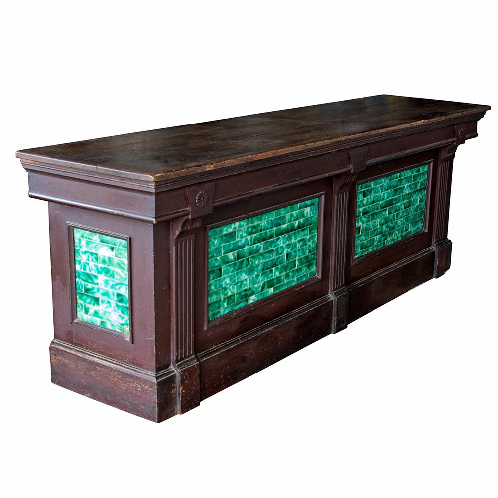American Green Tile Store Counter
