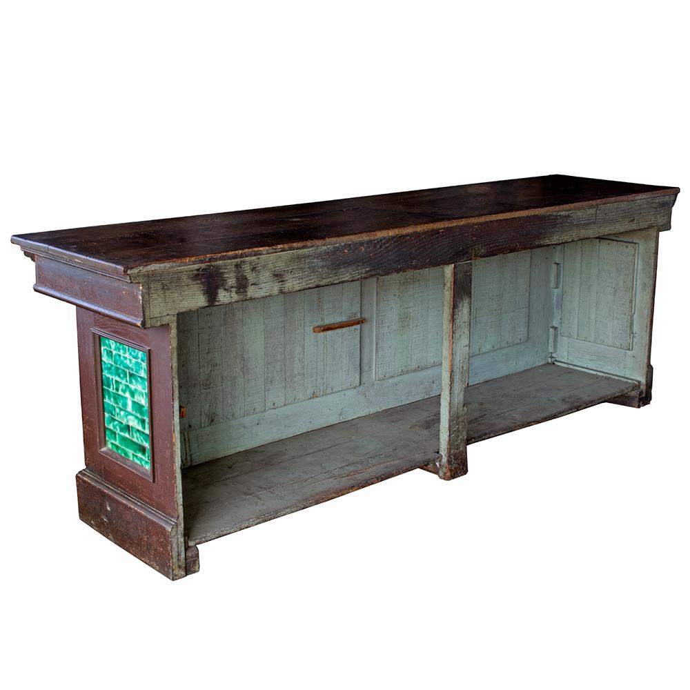 Green Tile Store Counter 1
