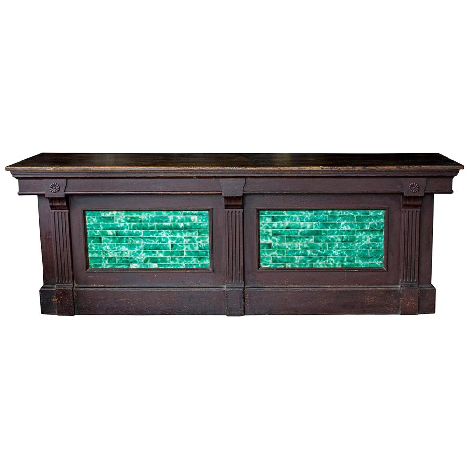 Green Tile Store Counter