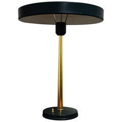 Green Timor Table Lamp by Louis Kalff, 1950s