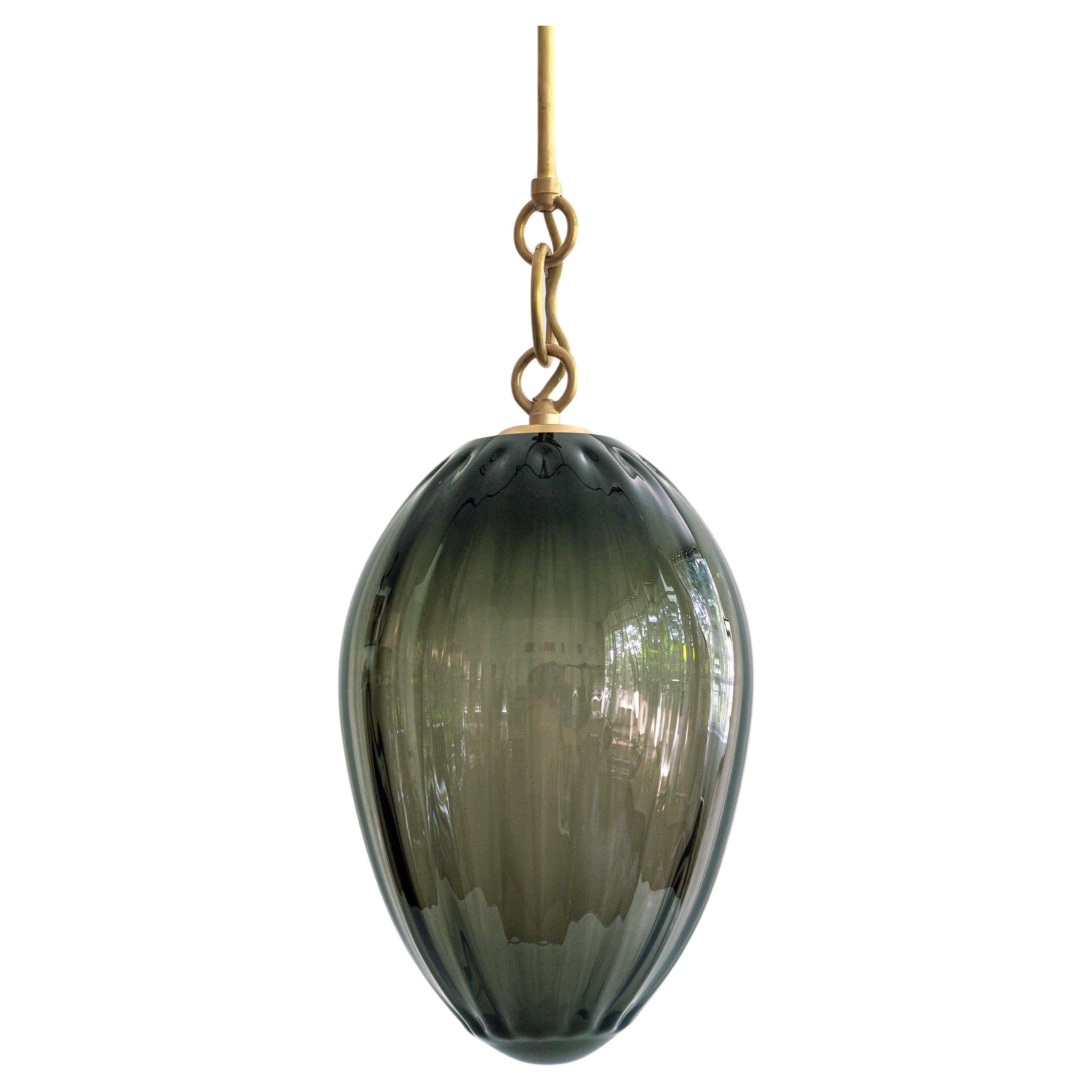 Green Tobalá Glass Pendant, Agave Collection