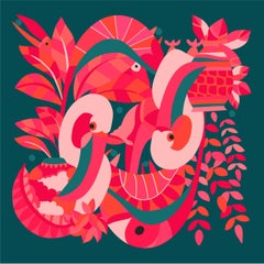 "Green Toucan Eye" Art Print by Paloma Morand-Monteil for Alto Duo, 2022