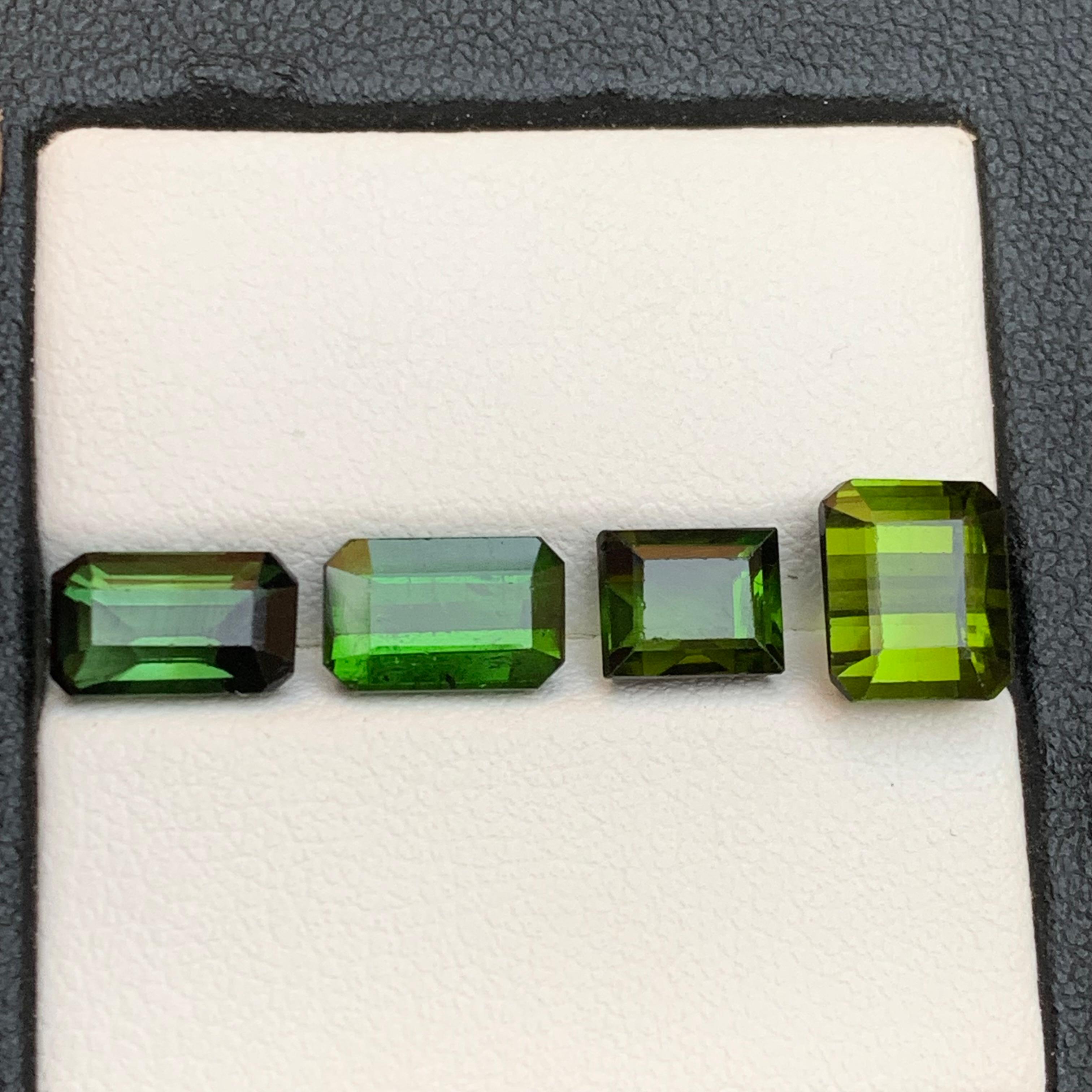 Grüner Turmalin 8.60 Ct Natürliche Lose Edelsteine - Smaragd Schliff Sammlerstück im Angebot 2