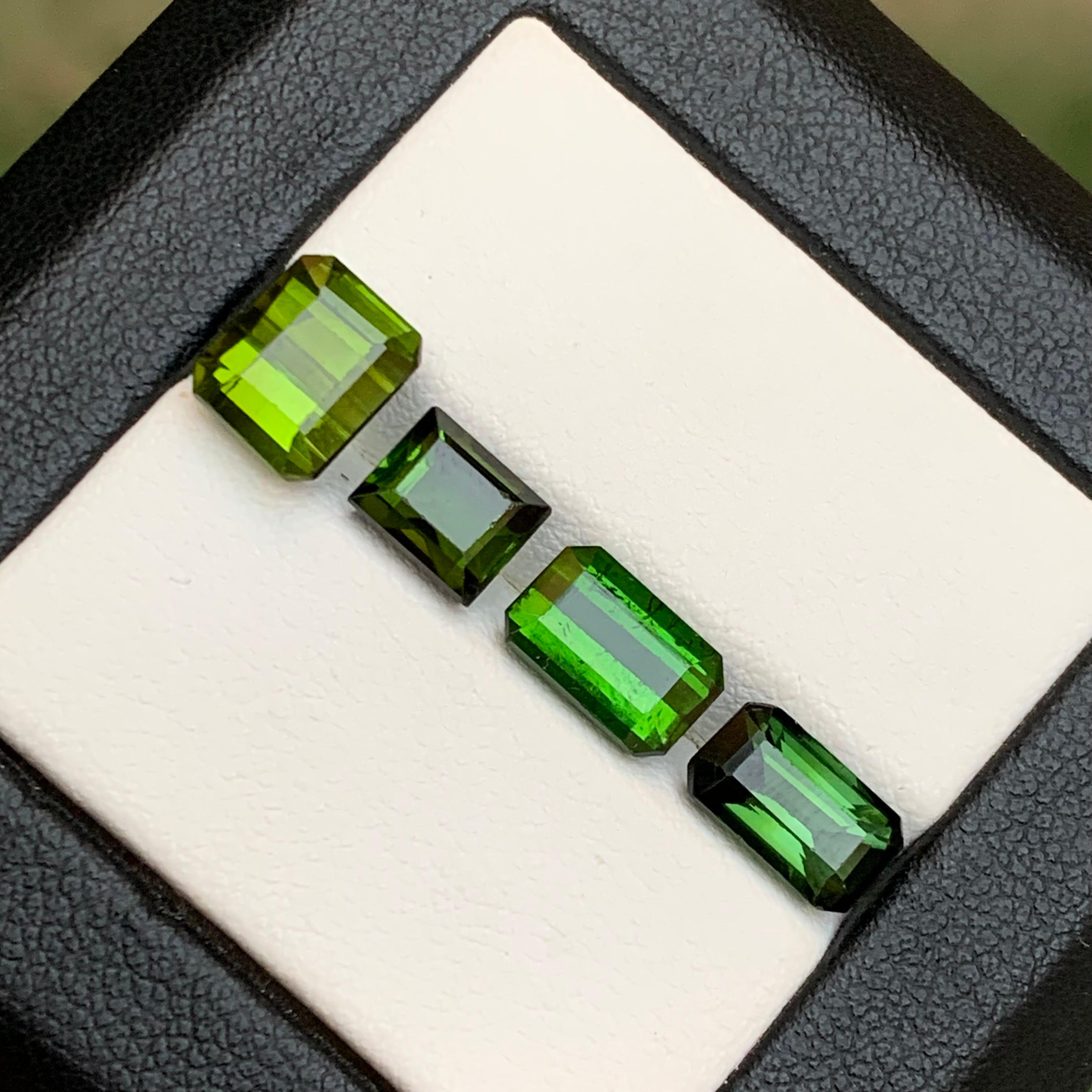 Grüner Turmalin 8.60 Ct Natürliche Lose Edelsteine - Smaragd Schliff Sammlerstück im Angebot 3