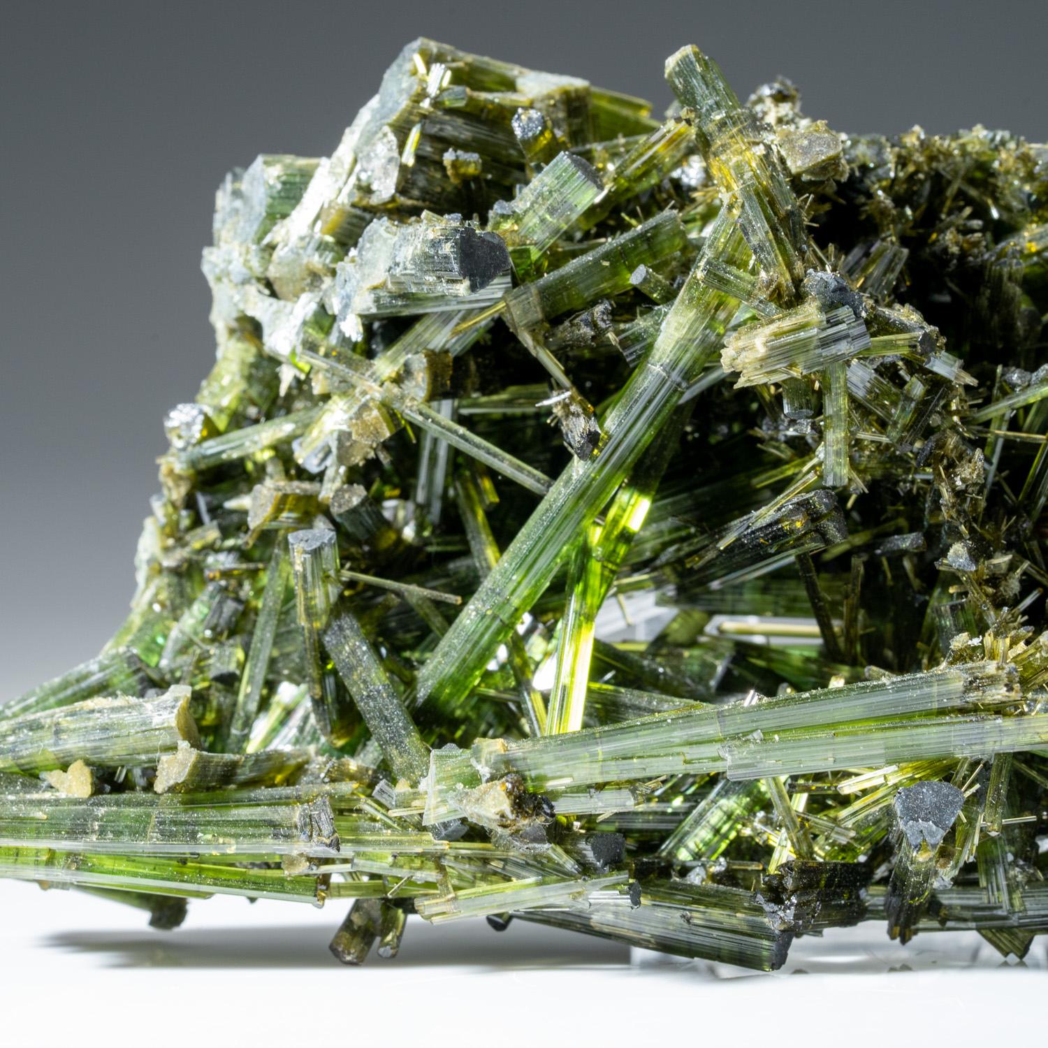 XXIe siècle et contemporain Cristal de tourmaline verte de la mine de Cruzeiro, Brésil en vente