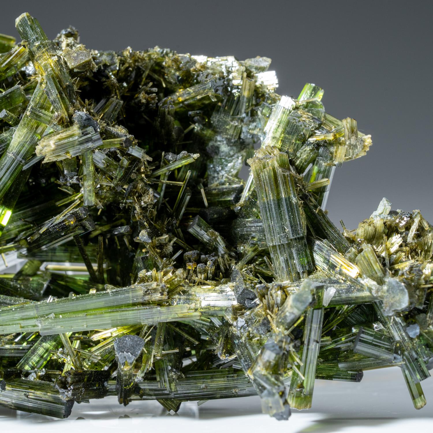 Green Tourmaline Crystal from Cruzeiro Mine, Brazil For Sale 1