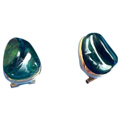 Green Tourmaline Earrings by Burle Marx