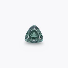 Green Tourmaline Ring Gem 3.15 Carat Unset Trillion Loose Gemstone
