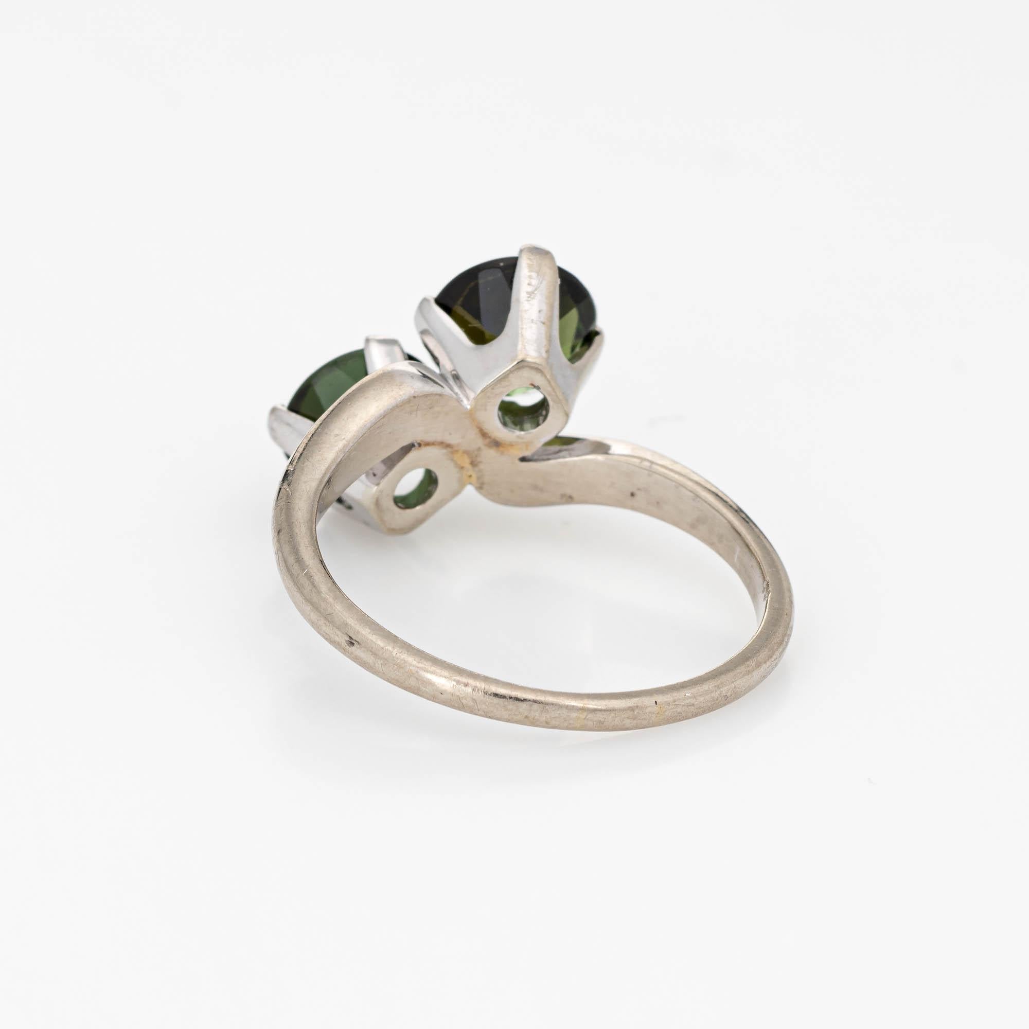 vintage green tourmaline ring
