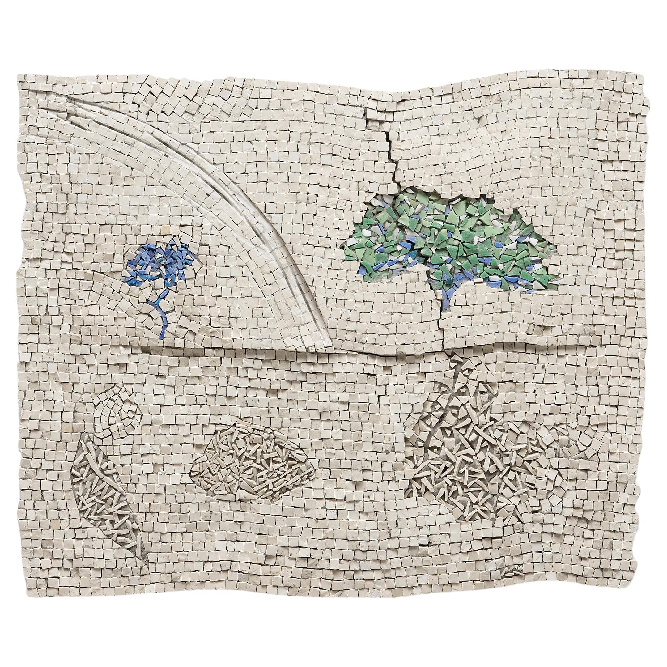 "Green Tree" Mosaic by Toyoharu Kii, 2023 For Sale