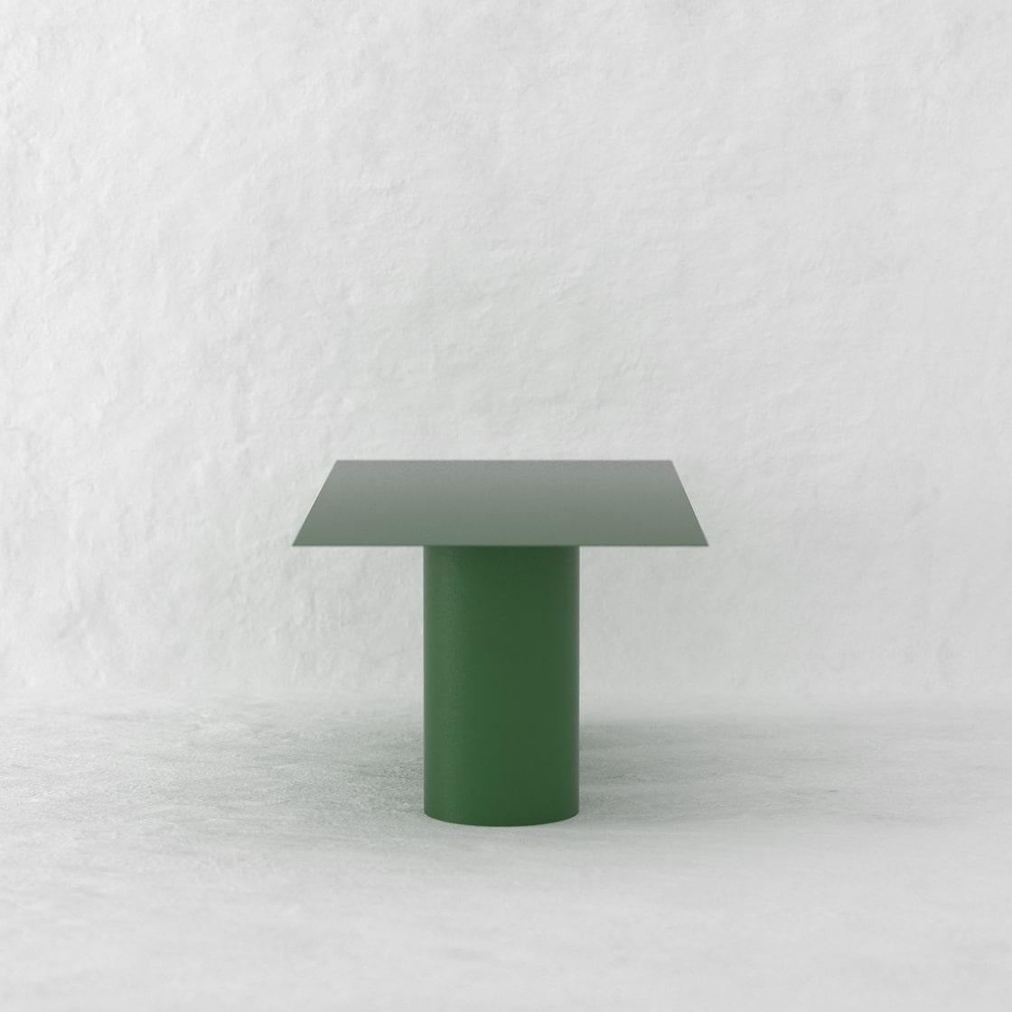 Modern Green Tripod Dining Table For Sale
