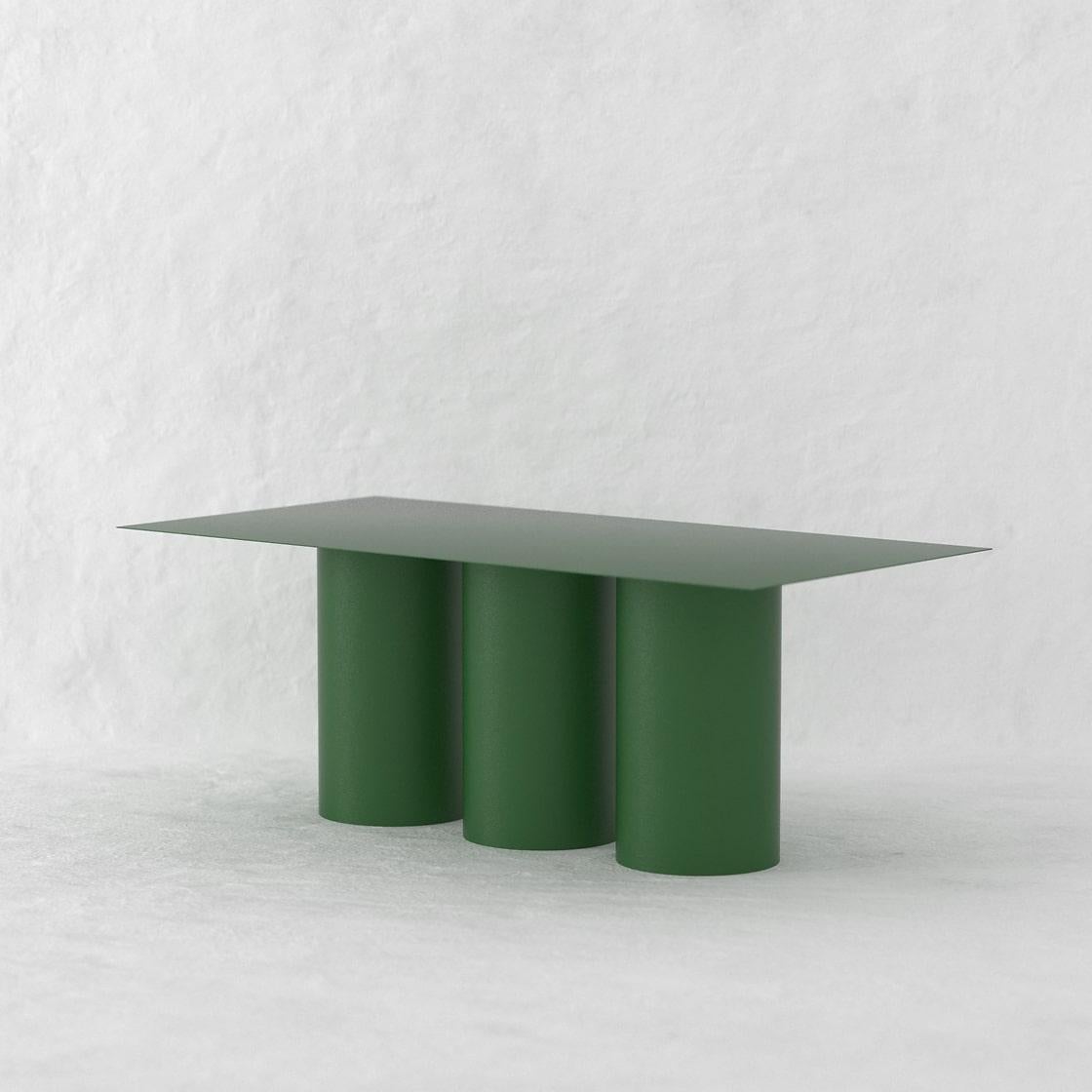 Mexican Green Tripod Dining Table For Sale