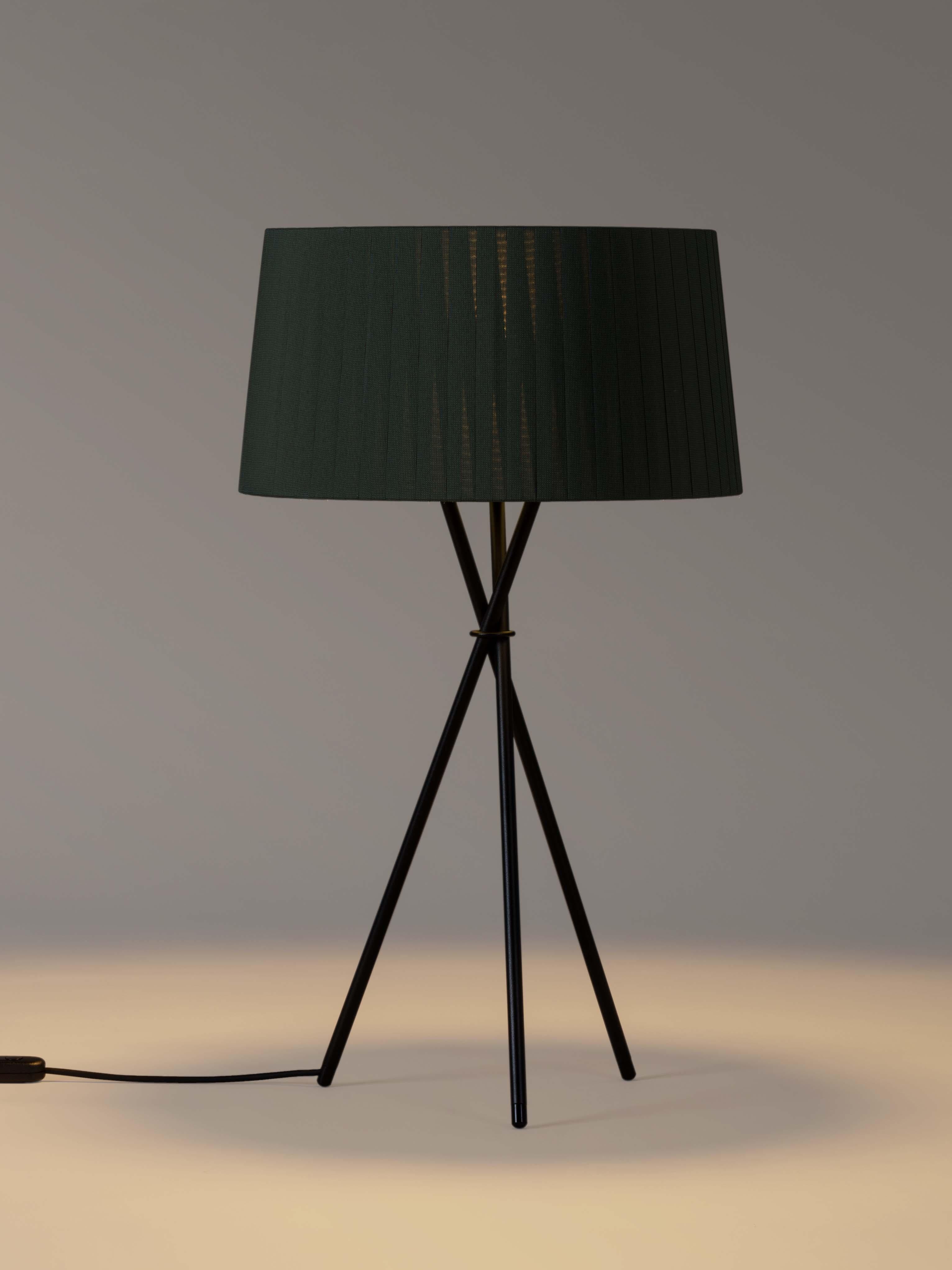 Modern Green Trípode G6 Table Lamp by Santa & Cole For Sale