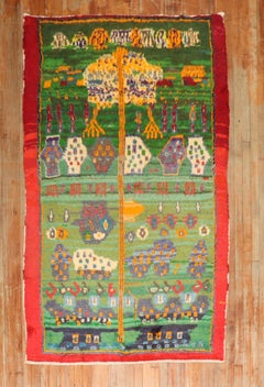 Green Turkish Tulu Rug