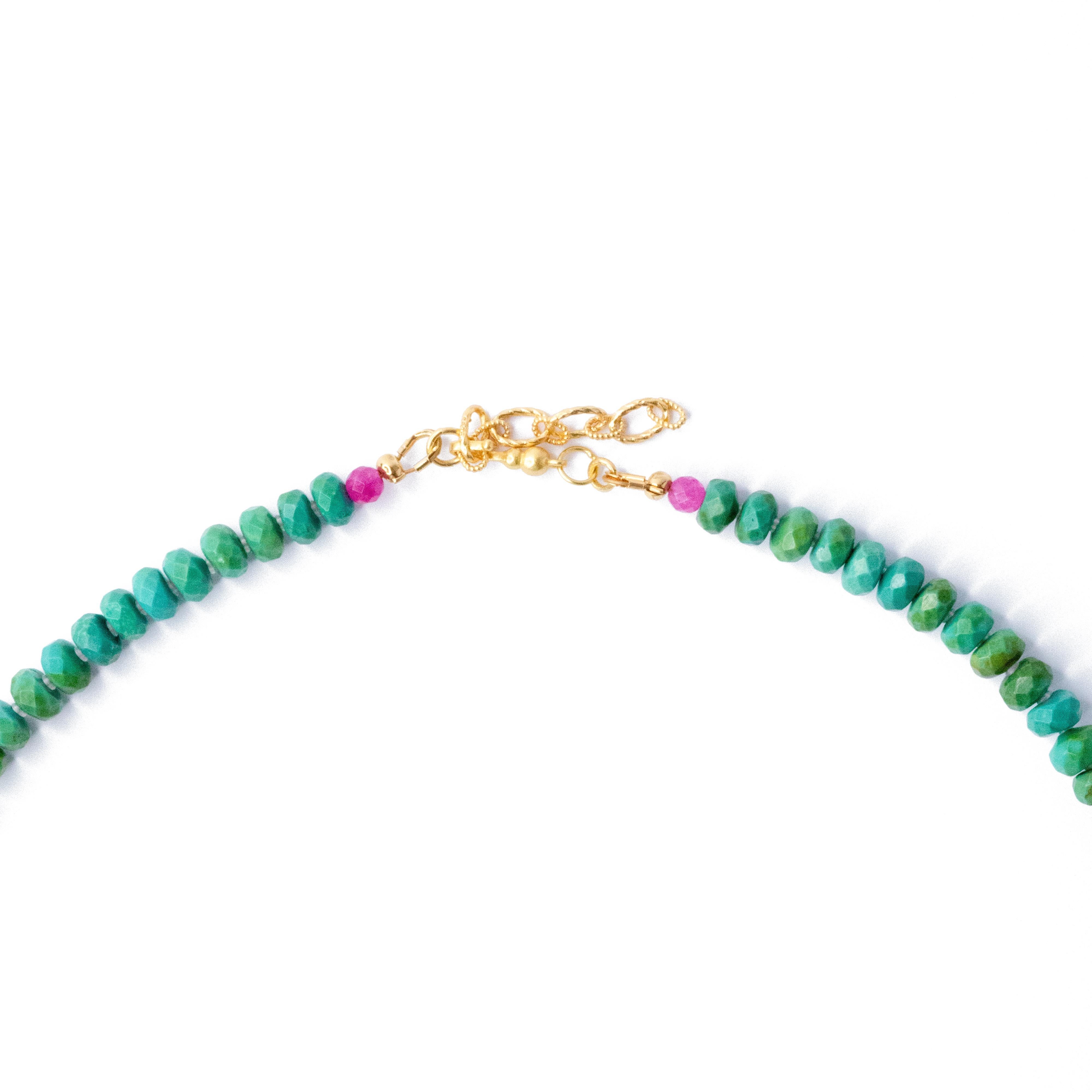 Grüne Türkis-Halskette - von Bombyx House (Kunsthandwerker*in) im Angebot