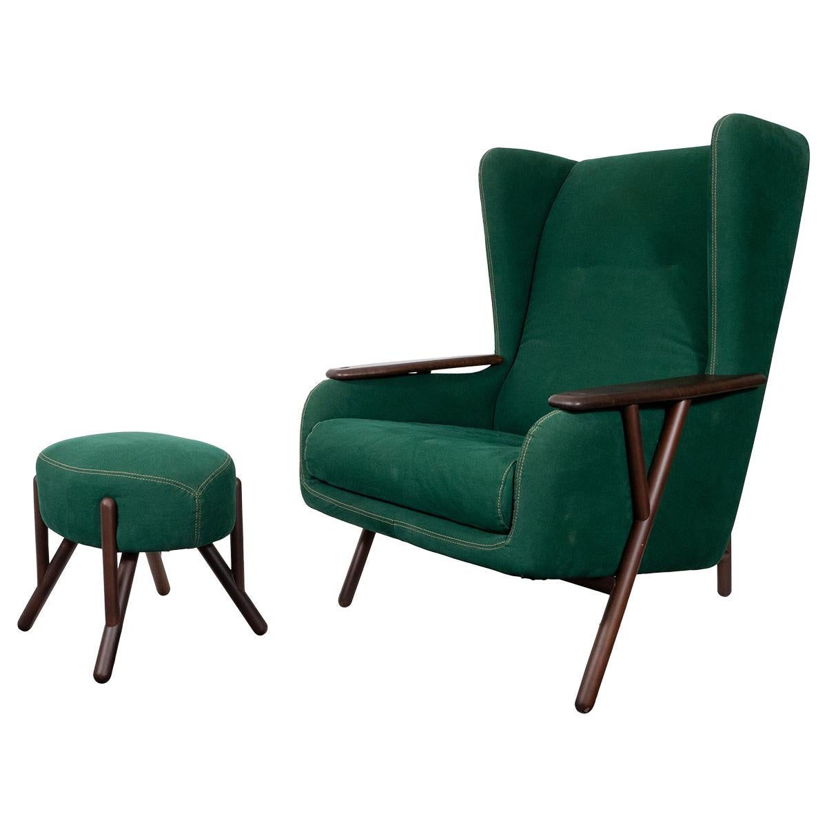 Mogens Hansen Wingback Chairs - 2 For Sale at 1stDibs