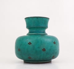 Vase vert ARGENTA - Wilhelm Kåge - Gustavsberg