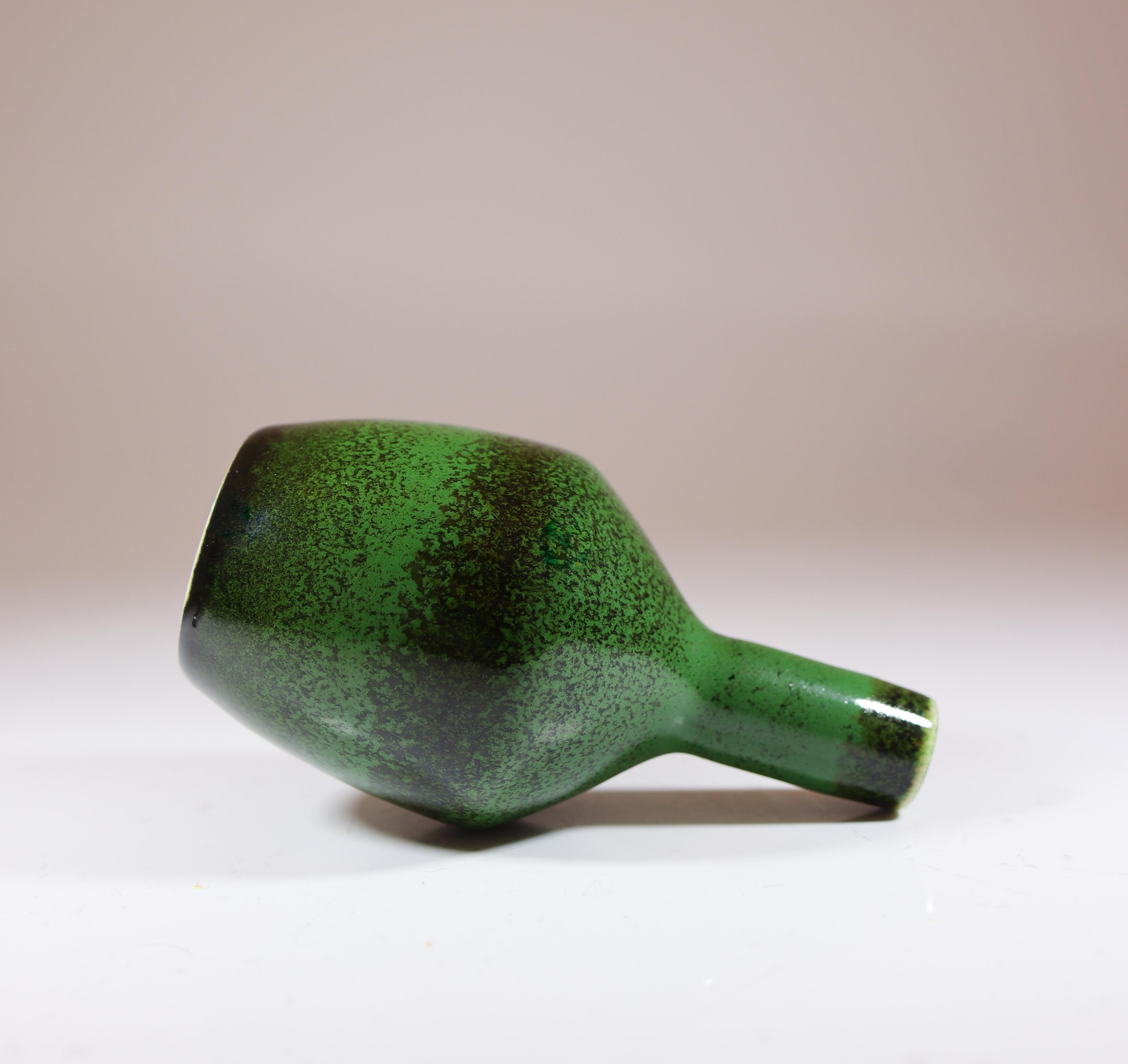Green Vase - Carl-Harry Stålhane - Rörstrand - Mid 20th Century Modern For Sale 1