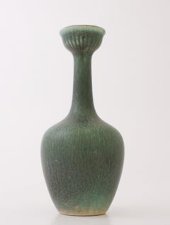 Green Vase, Gunnar Nylund, Rörstrand, Scandinavian Mid-Century Vintage