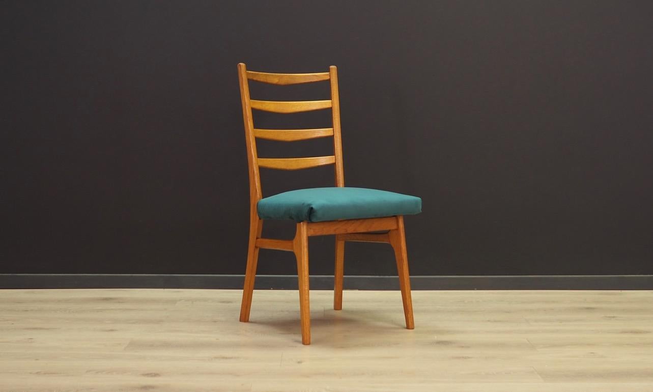 Mid-Century Modern Green Velour Chairs Vintage, 1960s Danish Design
