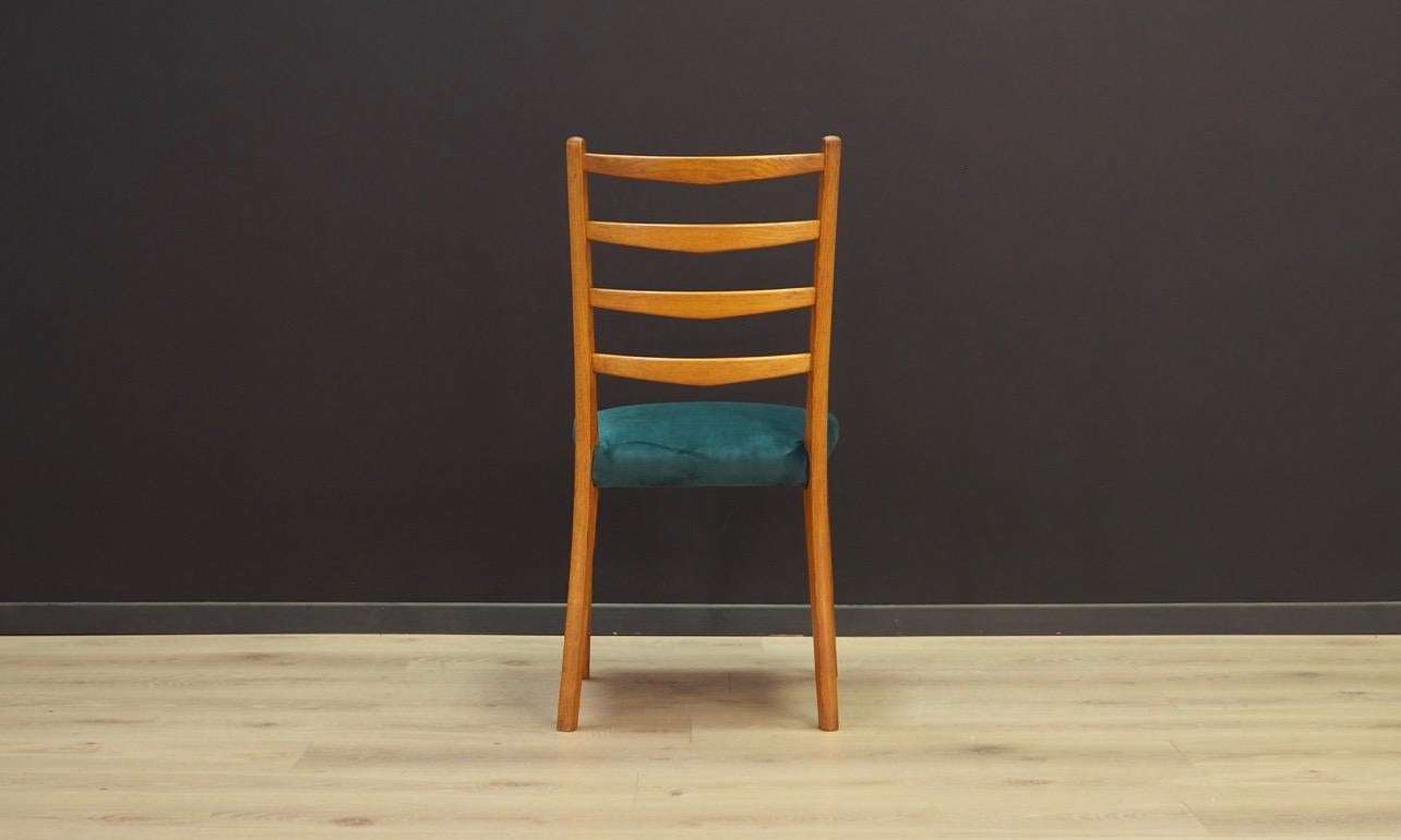 Green Velour Chairs Vintage, 1960s Danish Design 1