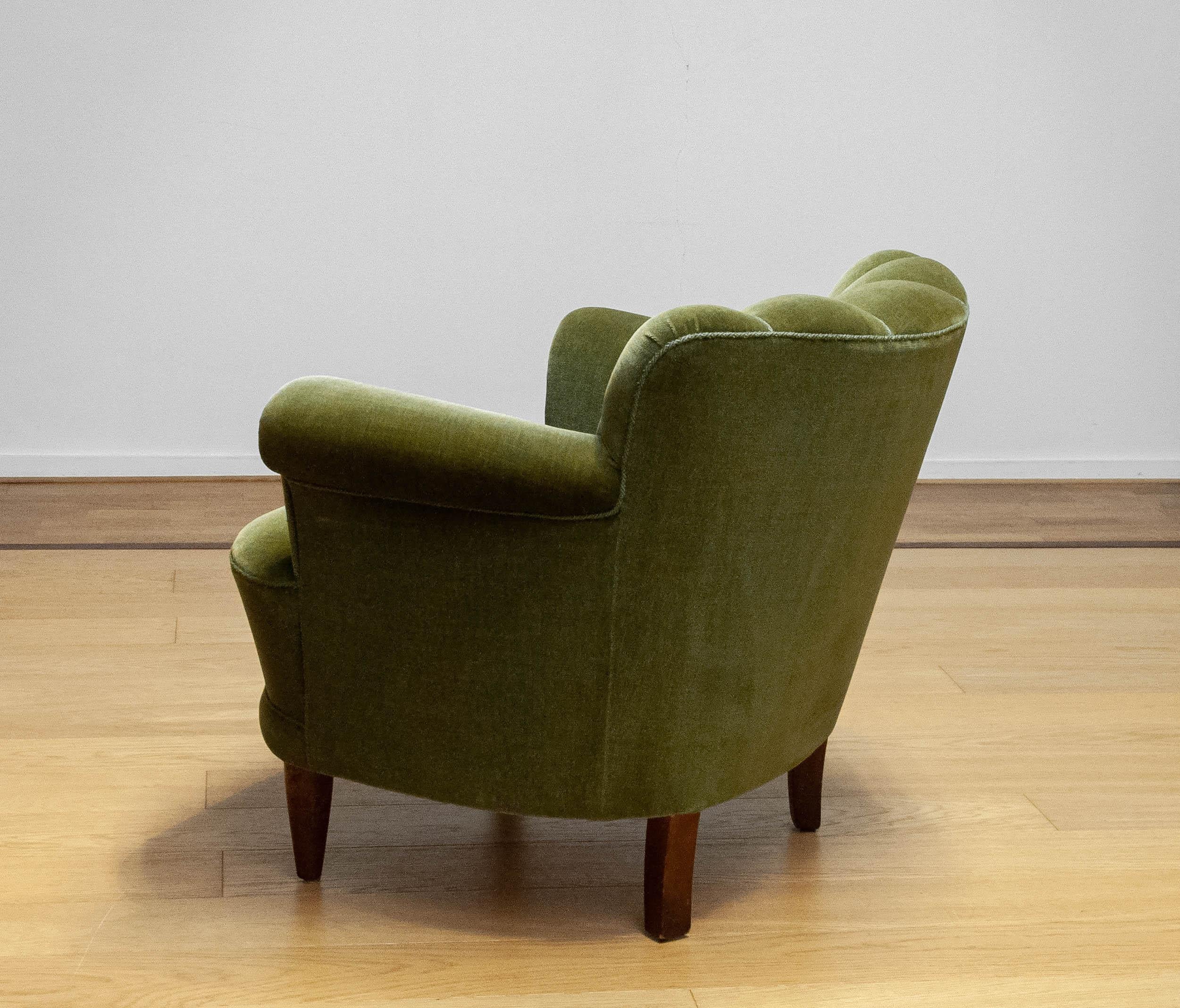 Fauteuil de salon/fauteuil attribué à Carl-Johan Boman Finlande 1940 en vente 2