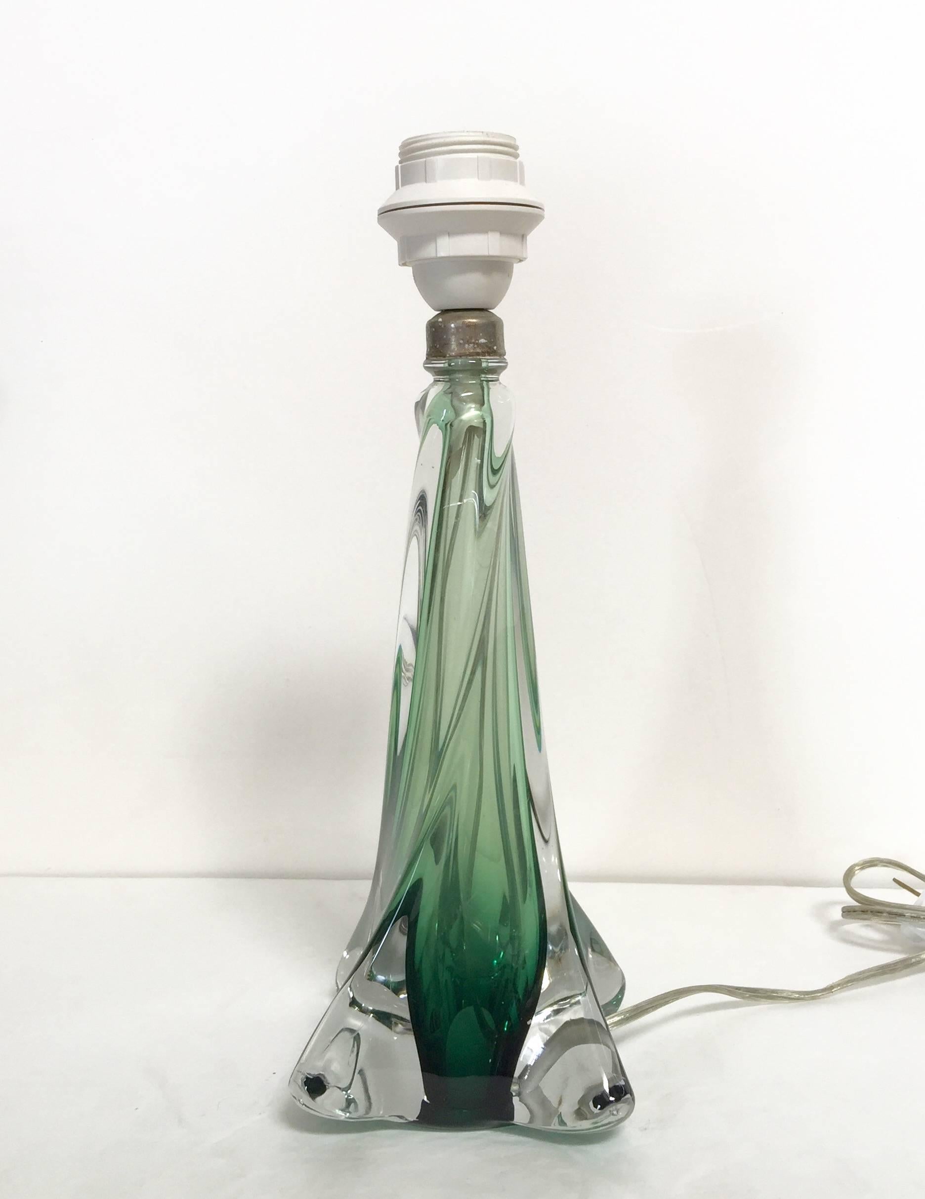 Original vintage green Murano glass table lamp / Made in Italy in the 1960s.
Measures: Height 11 inches / Diameter 5.5 inches
1 light / E26 or E27 type / max 60W each
1 in stock in Palm Springs for $399 !!
 