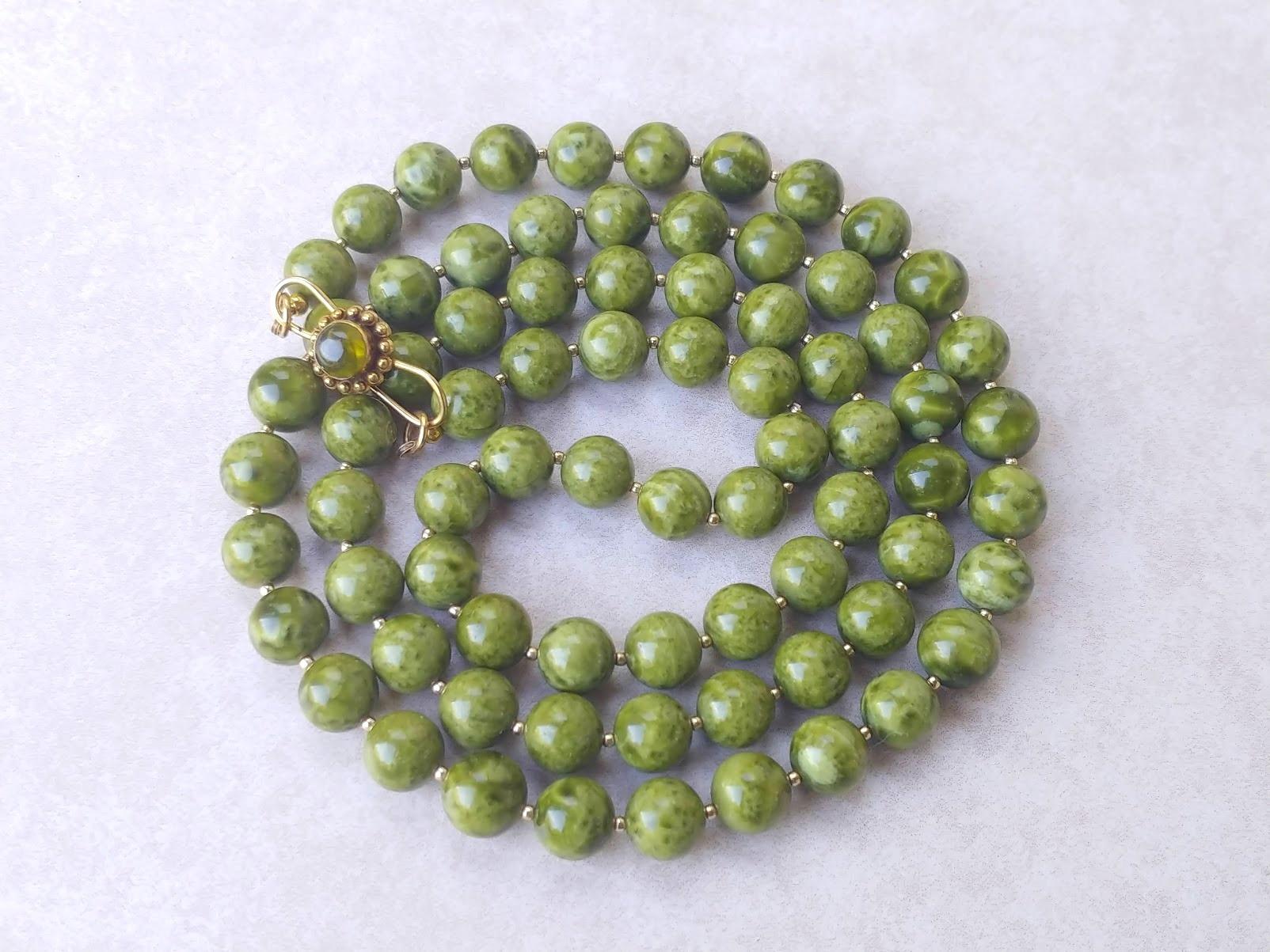 Green Vesuvianite Necklace 3