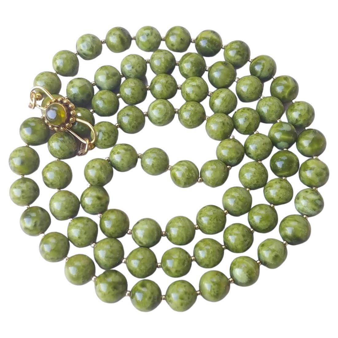 Green Vesuvianite Necklace
