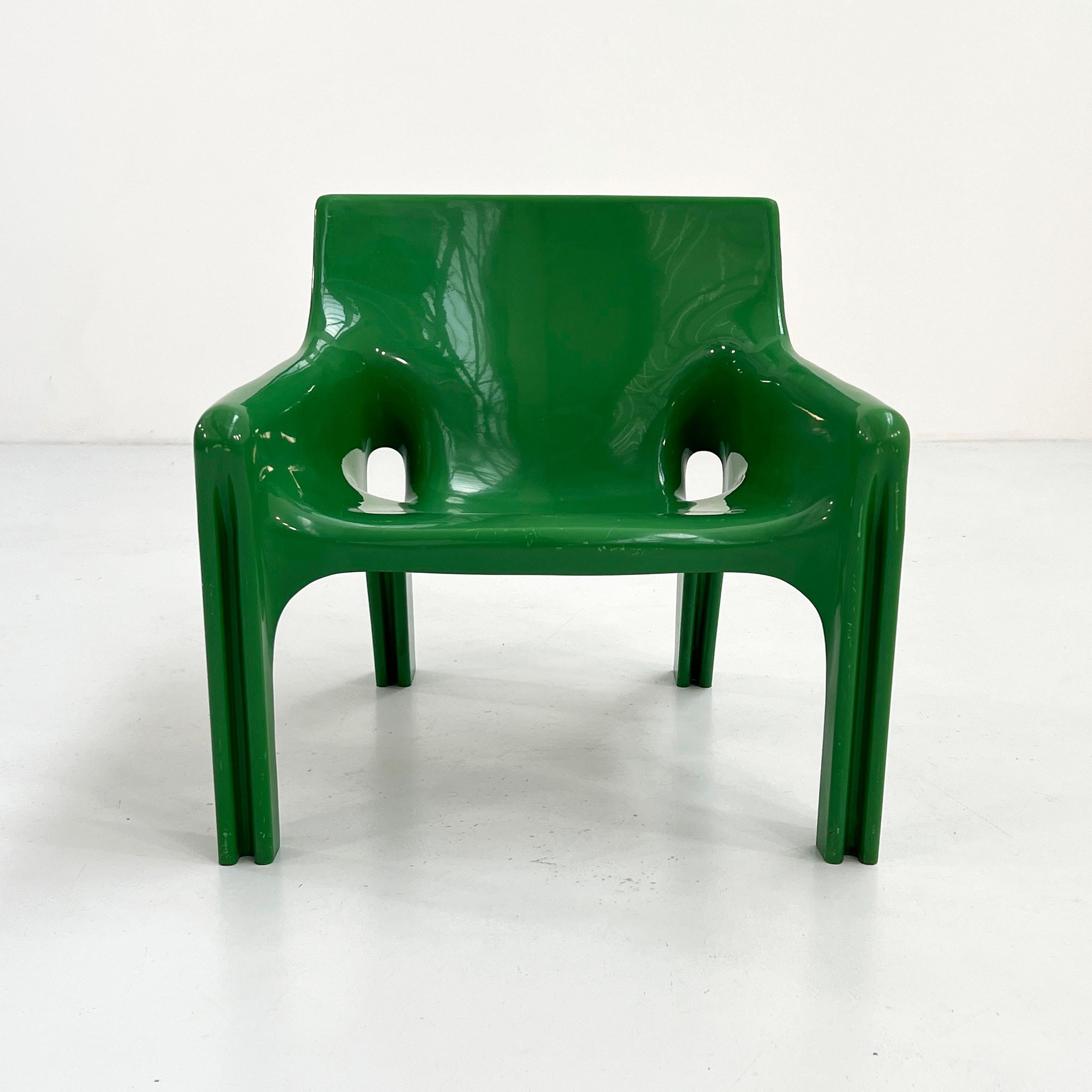 Space Age Green Vicario Lounge Chair by Vico Magistretti for Artemide, 1970s