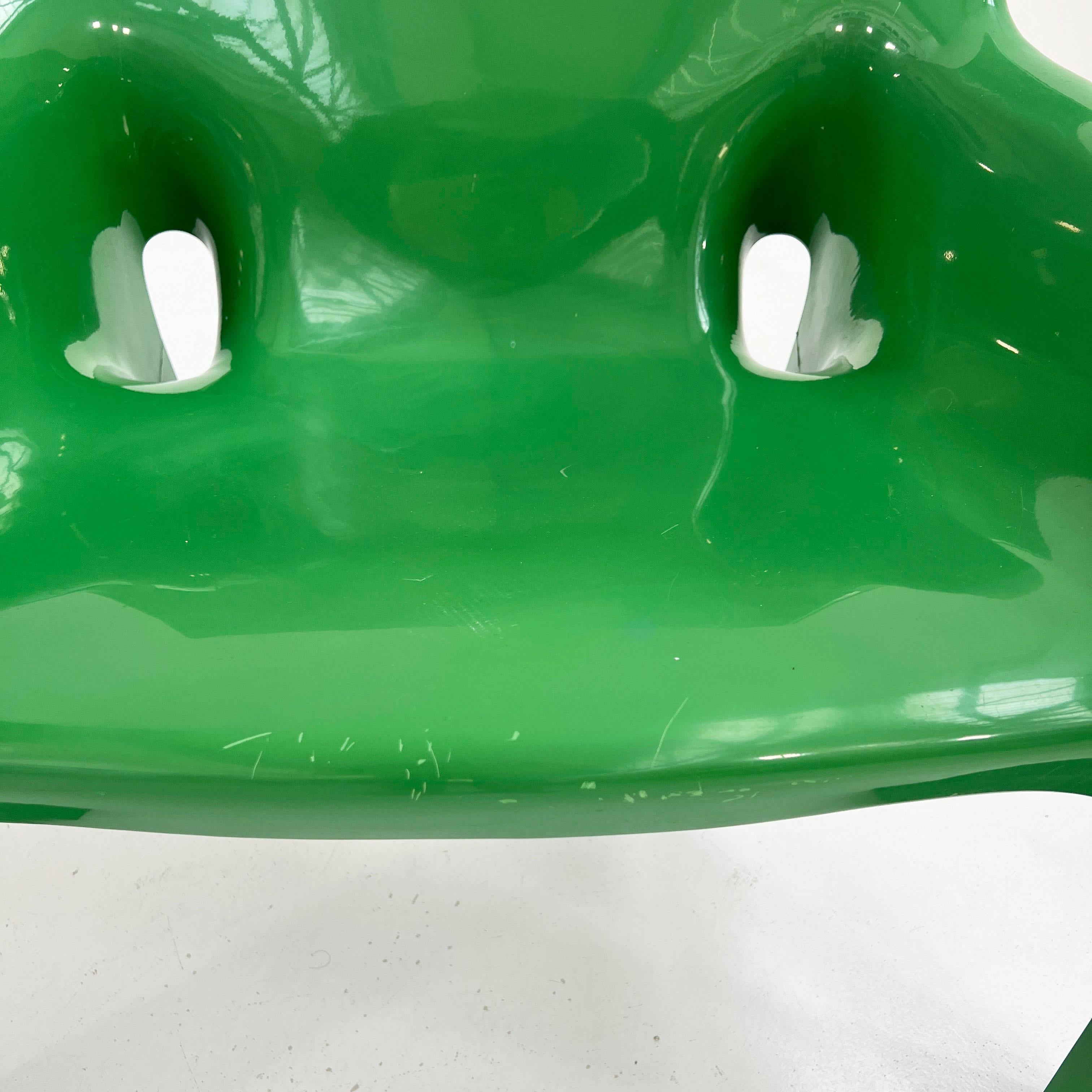 Green Vicario Lounge Chair by Vico Magistretti for Artemide, 1970s 1