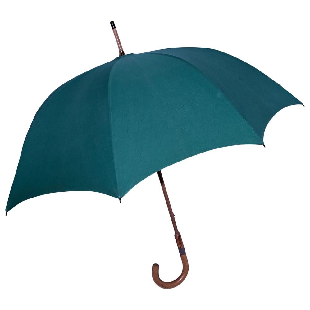Green Vintage Hermes Umbrella