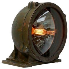 Green Vintage Industrial Army Tank Floor Table Lights