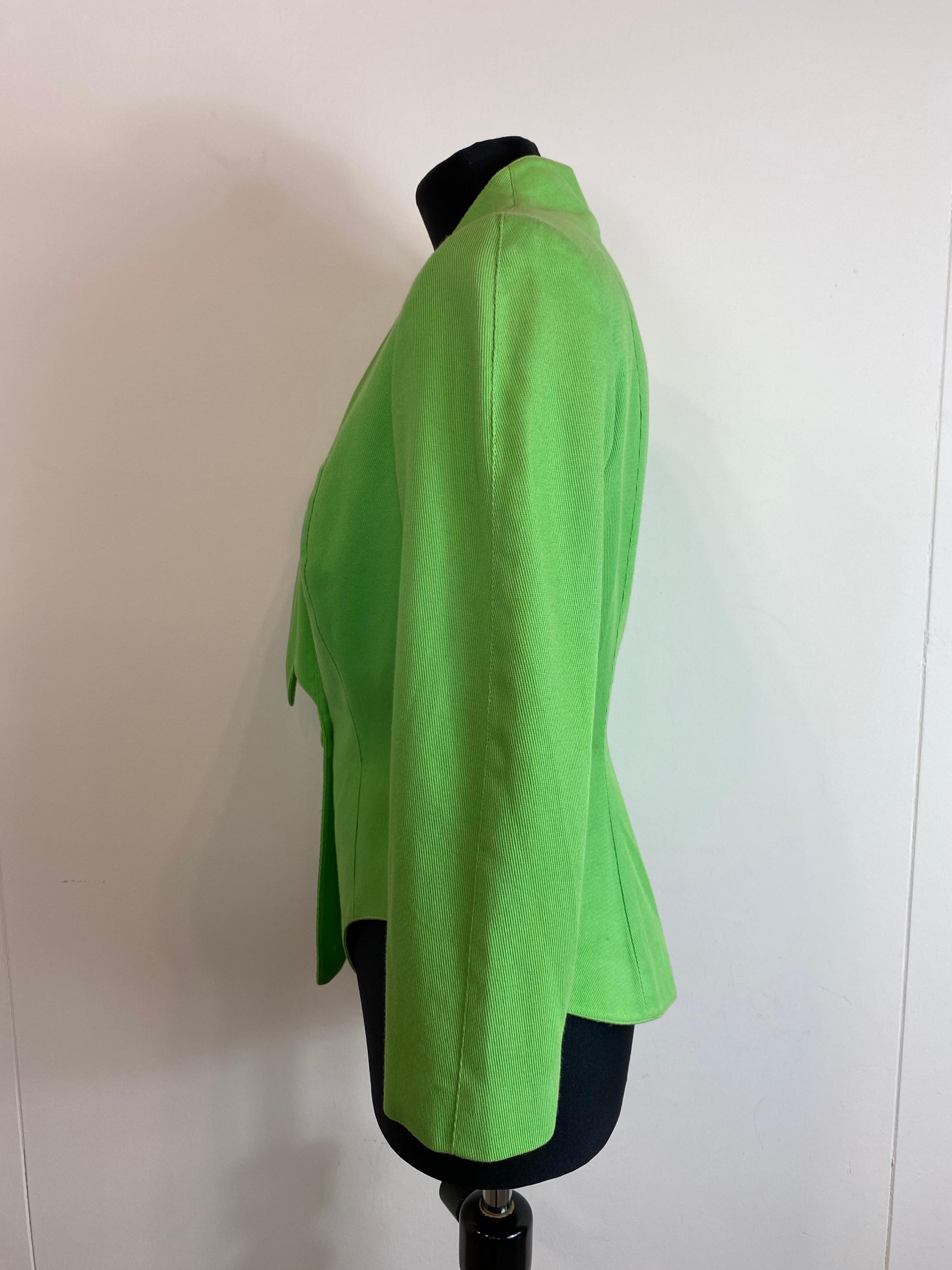 Women's or Men's Green vintage Mugler Jacket For Sale