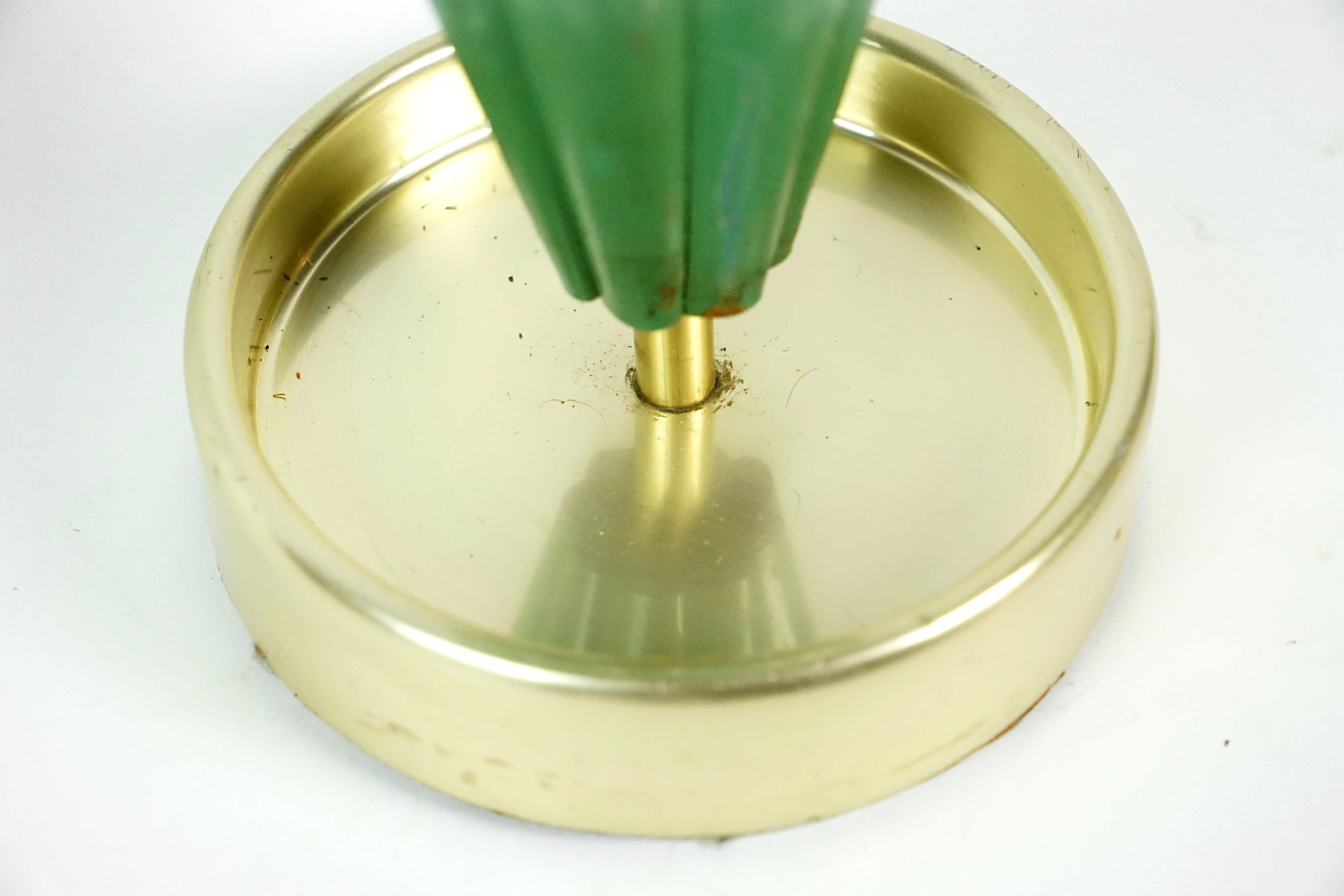 Green Vintage Umbrella Stand Italy, 1950s In Fair Condition For Sale In Vienna, Austria