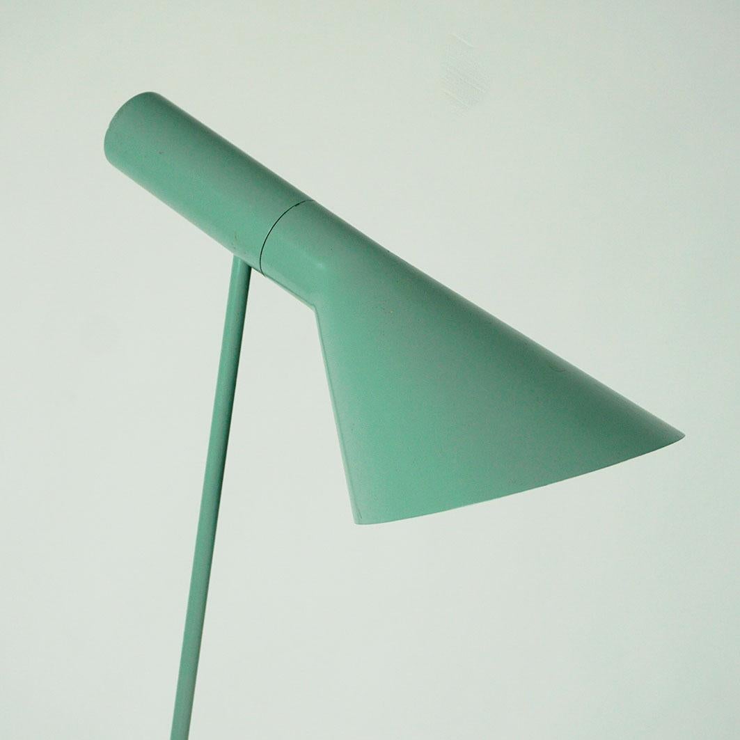 Scandinavian Modern Green Visor Floor Lamp by Arne Jacobsen for Louis Poulsen, Denmark