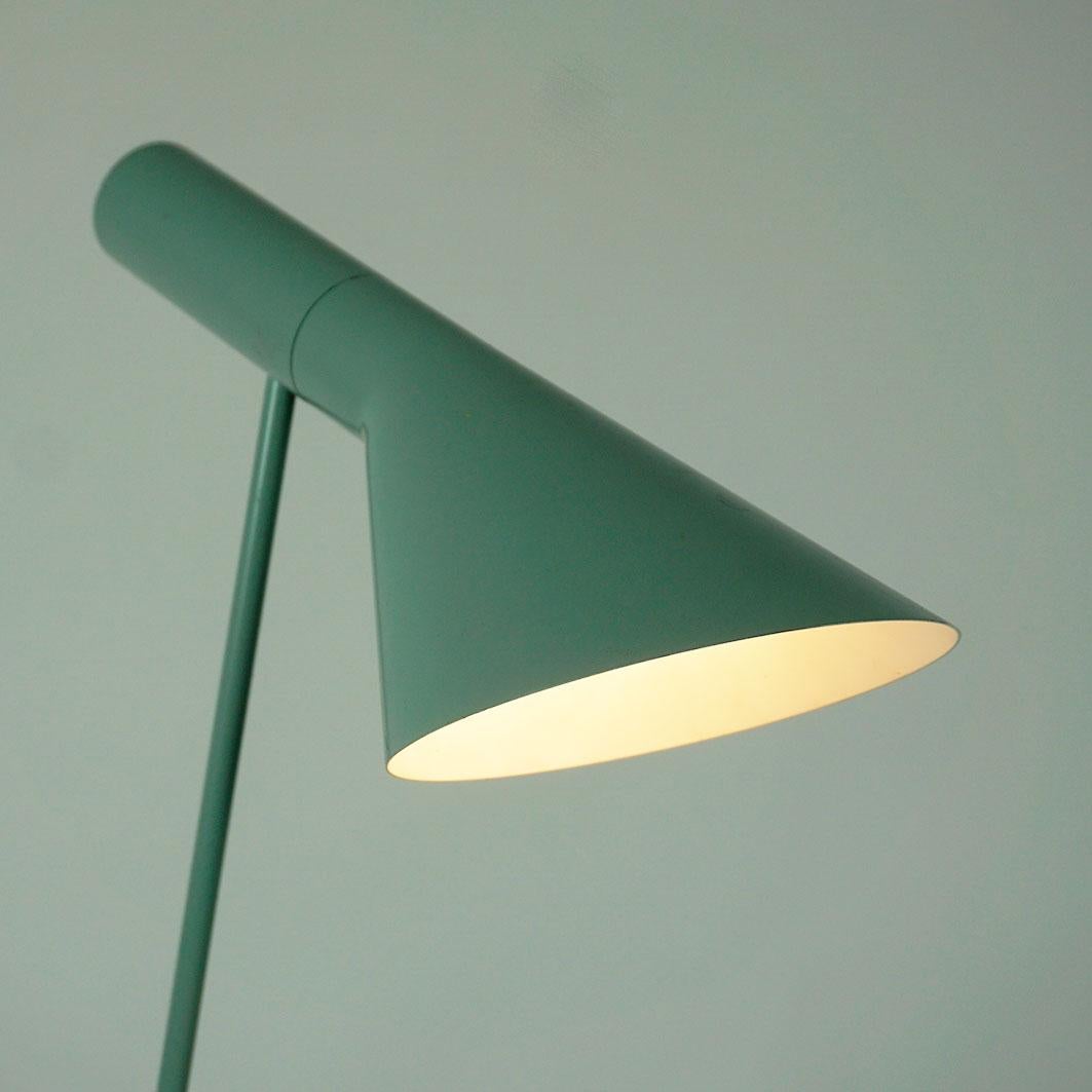 Danish Green Visor Floor Lamp by Arne Jacobsen for Louis Poulsen, Denmark