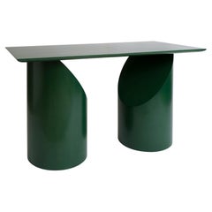 Sculptural Green Wood Segment Desk by David Vu - Customizable