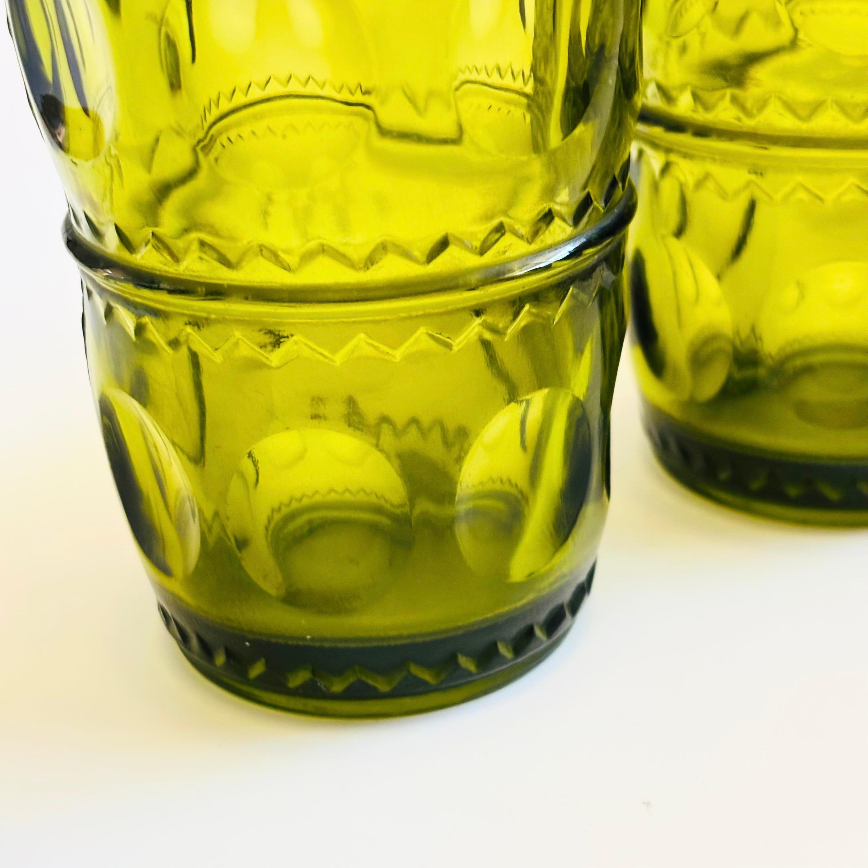 Vasos de Agua Verdes - Crown by Colony - Set de 4 en venta 1