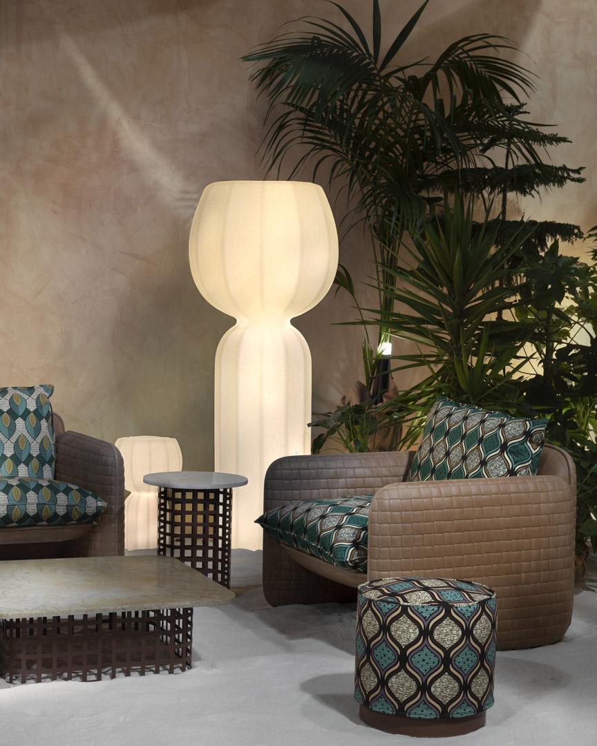 Autre Pouf Mara Masai de Green Waves par Lorenza Bozzoli en vente