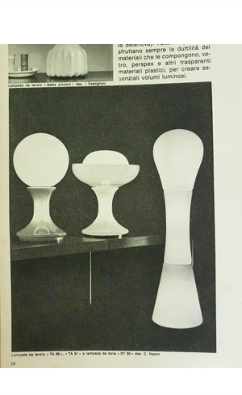 Green & White Murano Glass Floor Lamp by Carlo Nason for Selenova Italy 1960 3