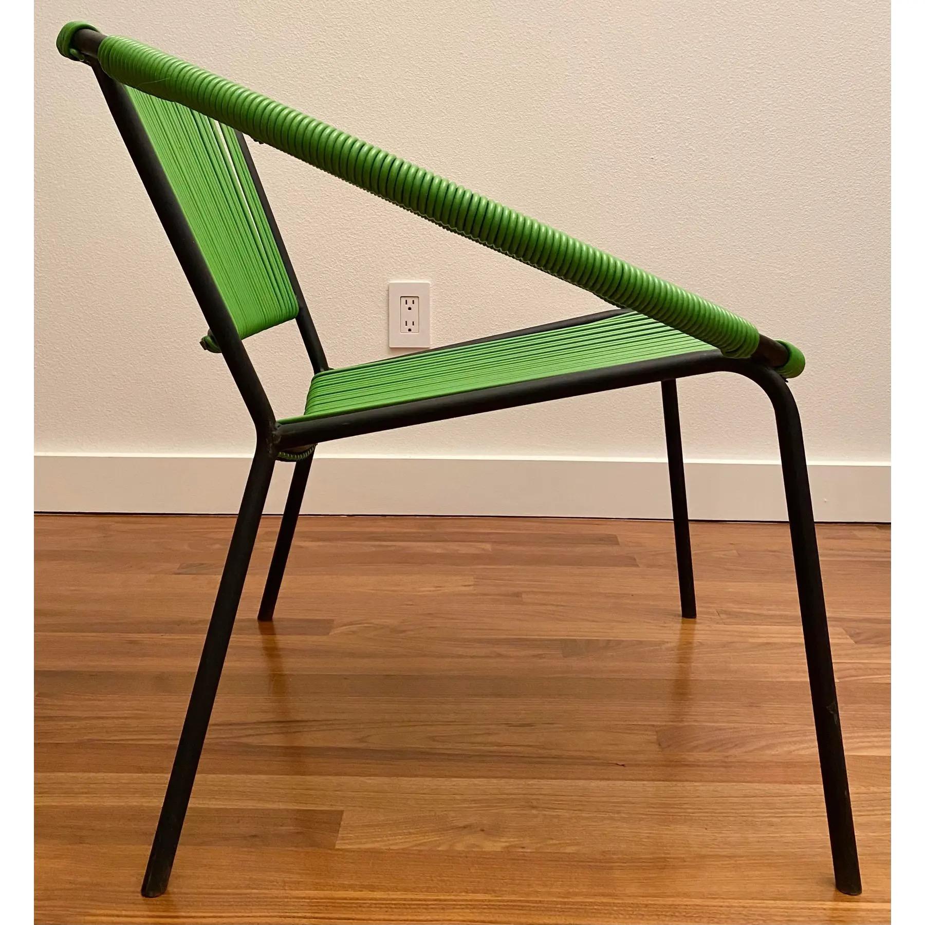 Mid-Century moderno Greene & Greene & Greene, sedie a cerchio da patio, Attr. A John Hauser, Set di 8 pezzi in vendita
