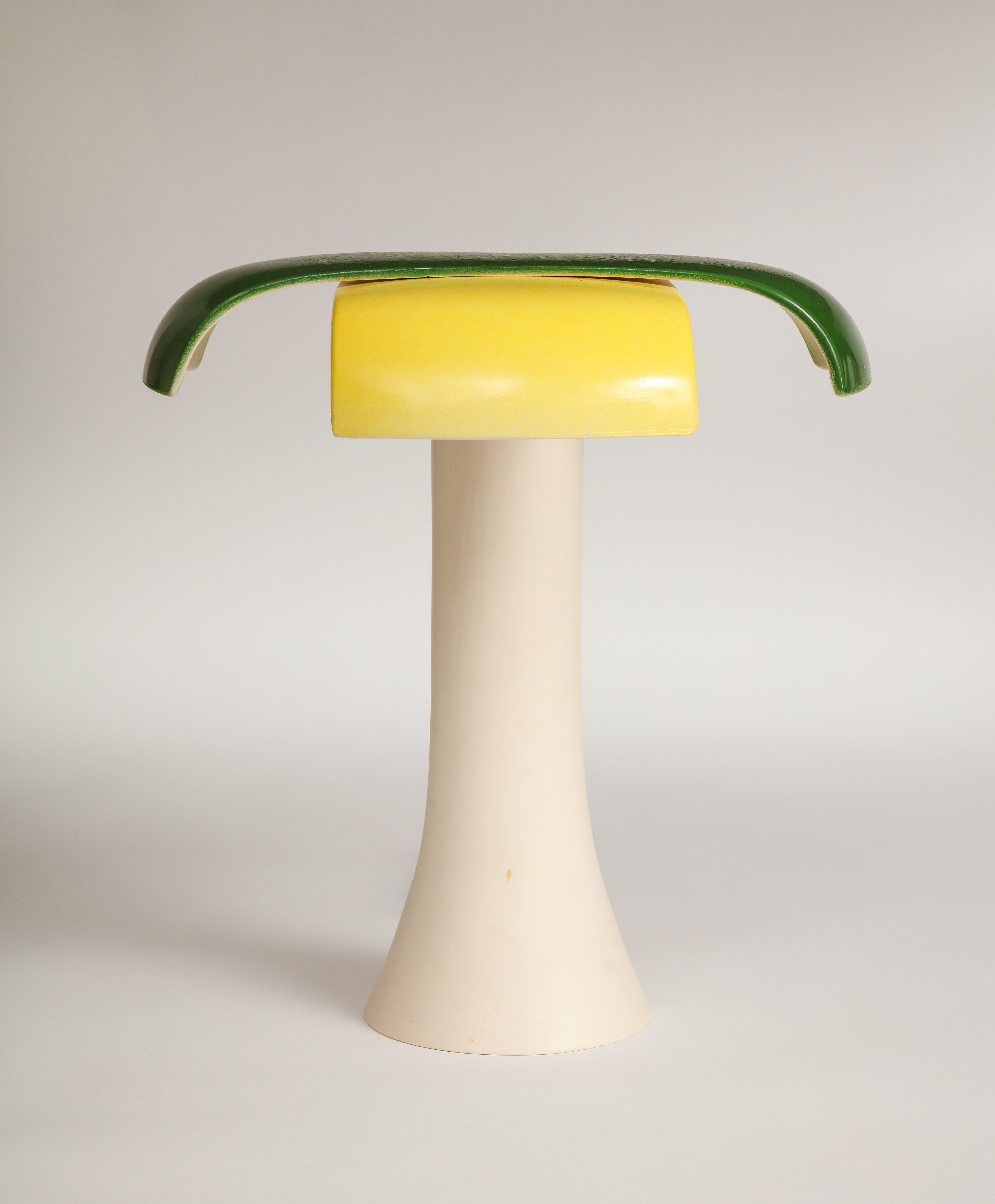 Schreibtischlampe in Grün und Gelb von Jos Devriendt (Moderne)