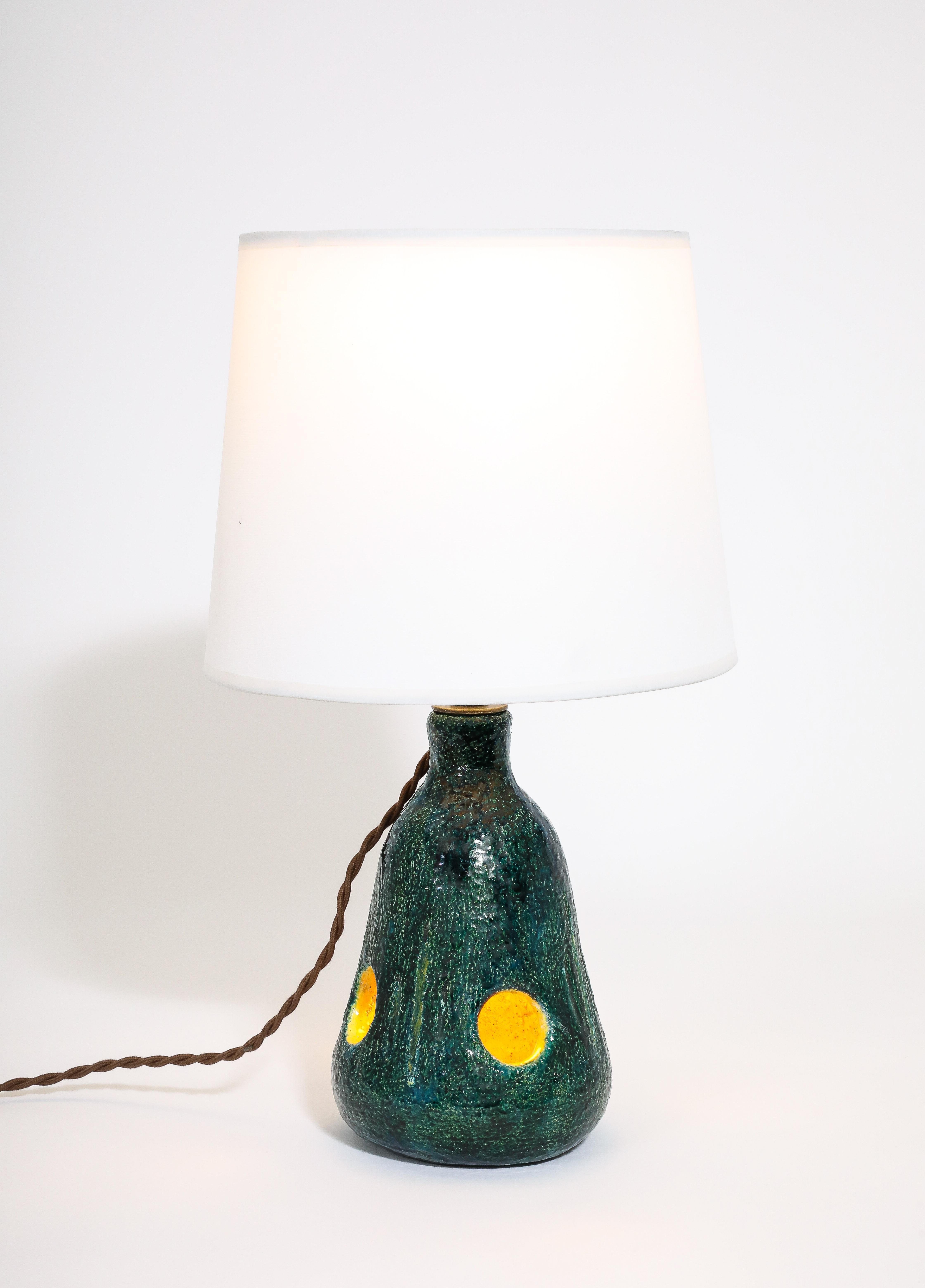 Lampada da tavolo Greene & Greene, Vallauris, Francia, anni '60 in vendita 2