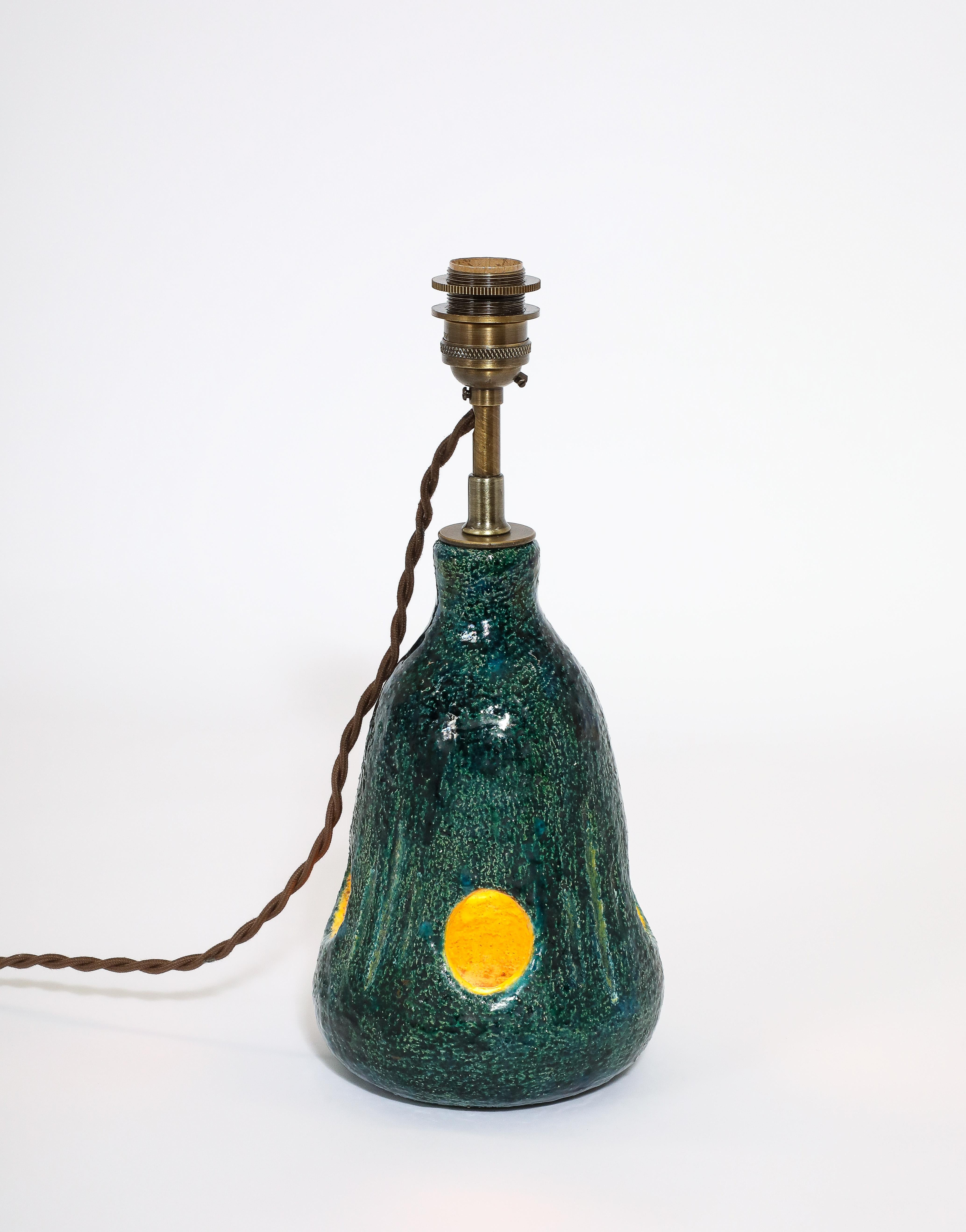 Lampada da tavolo Greene & Greene, Vallauris, Francia, anni '60 in vendita 4