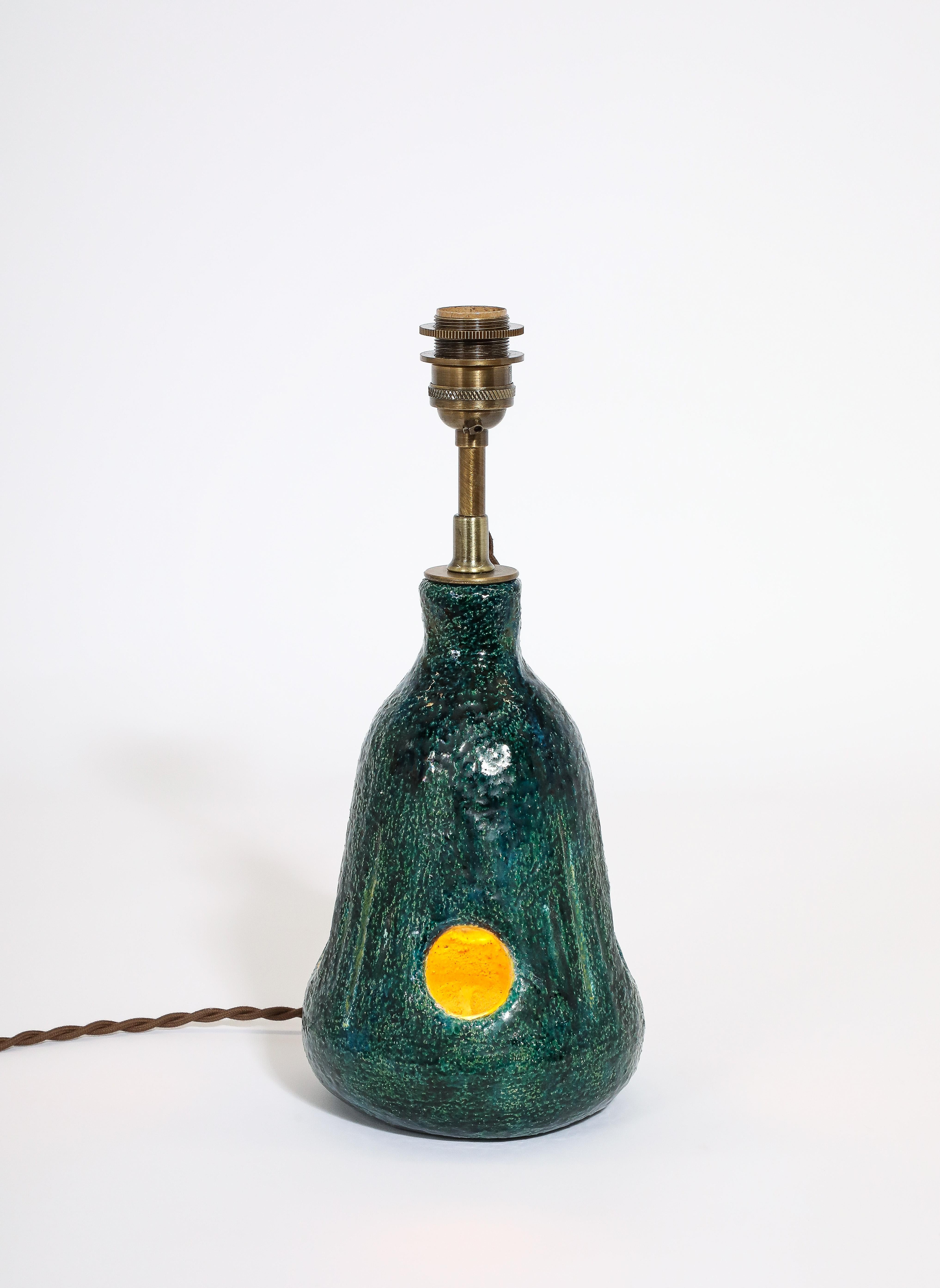 Lampada da tavolo Greene & Greene, Vallauris, Francia, anni '60 in vendita 6