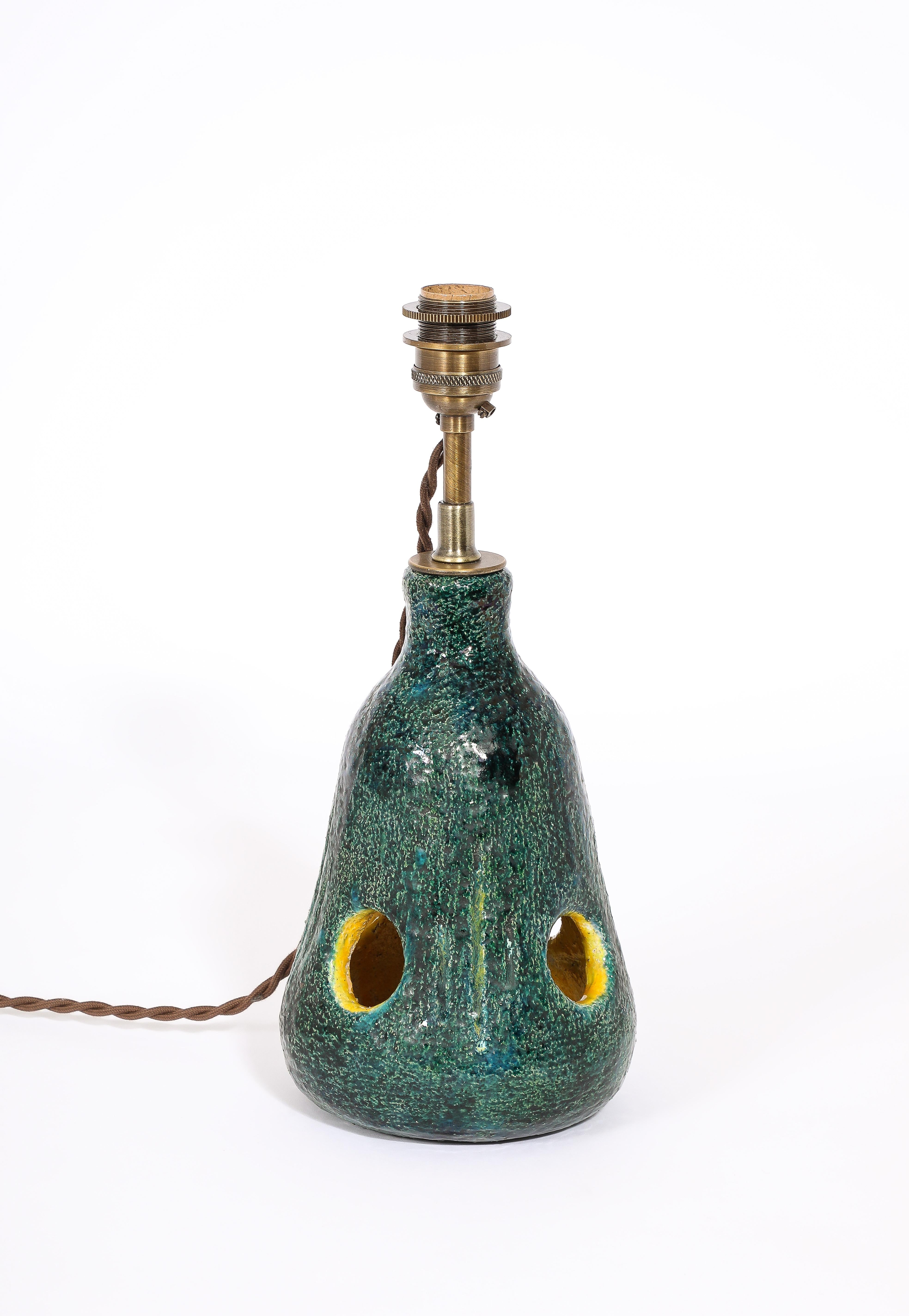 Lampada da tavolo Greene & Greene, Vallauris, Francia, anni '60 in vendita 7