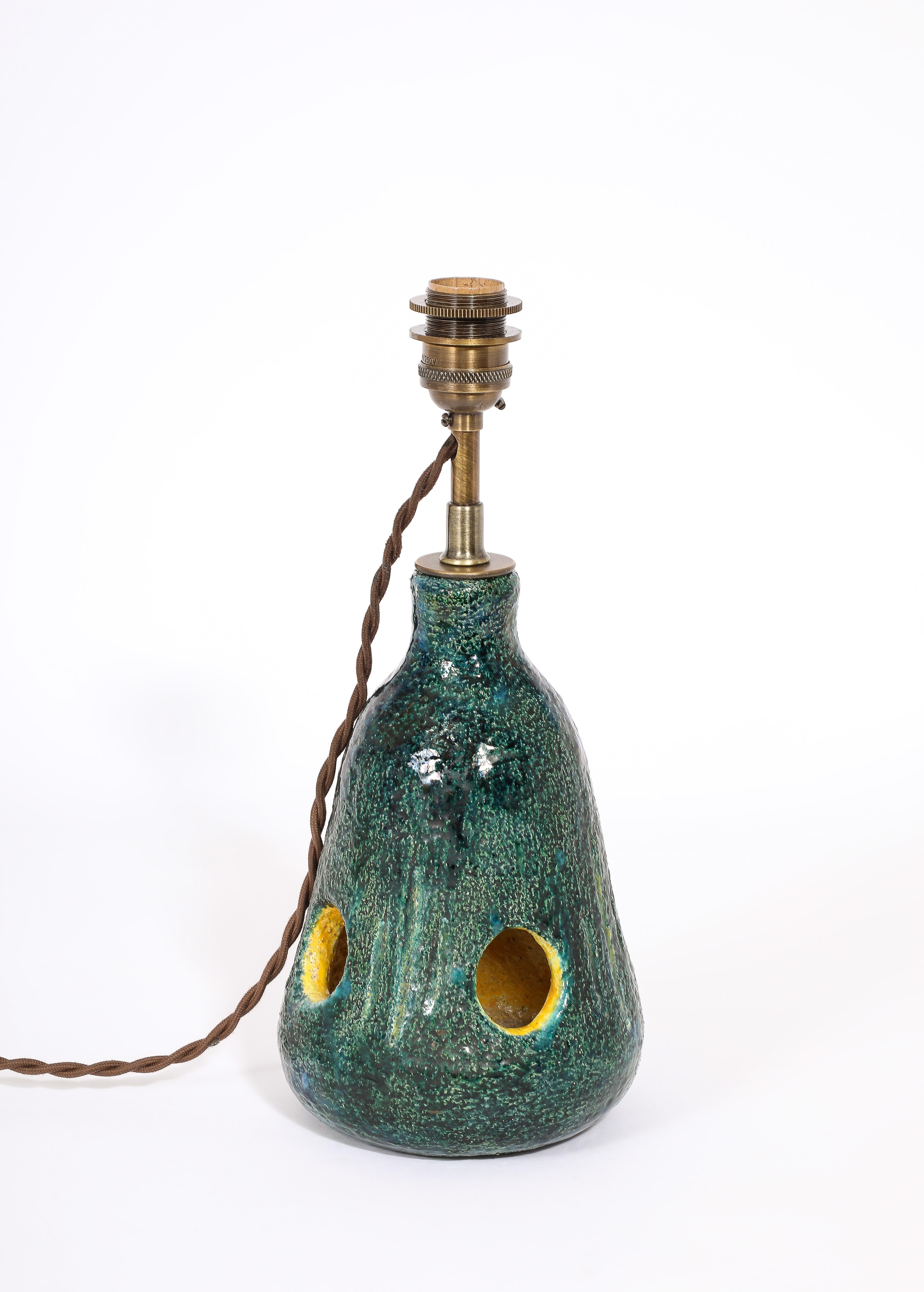 Lampada da tavolo Greene & Greene, Vallauris, Francia, anni '60 in vendita 8